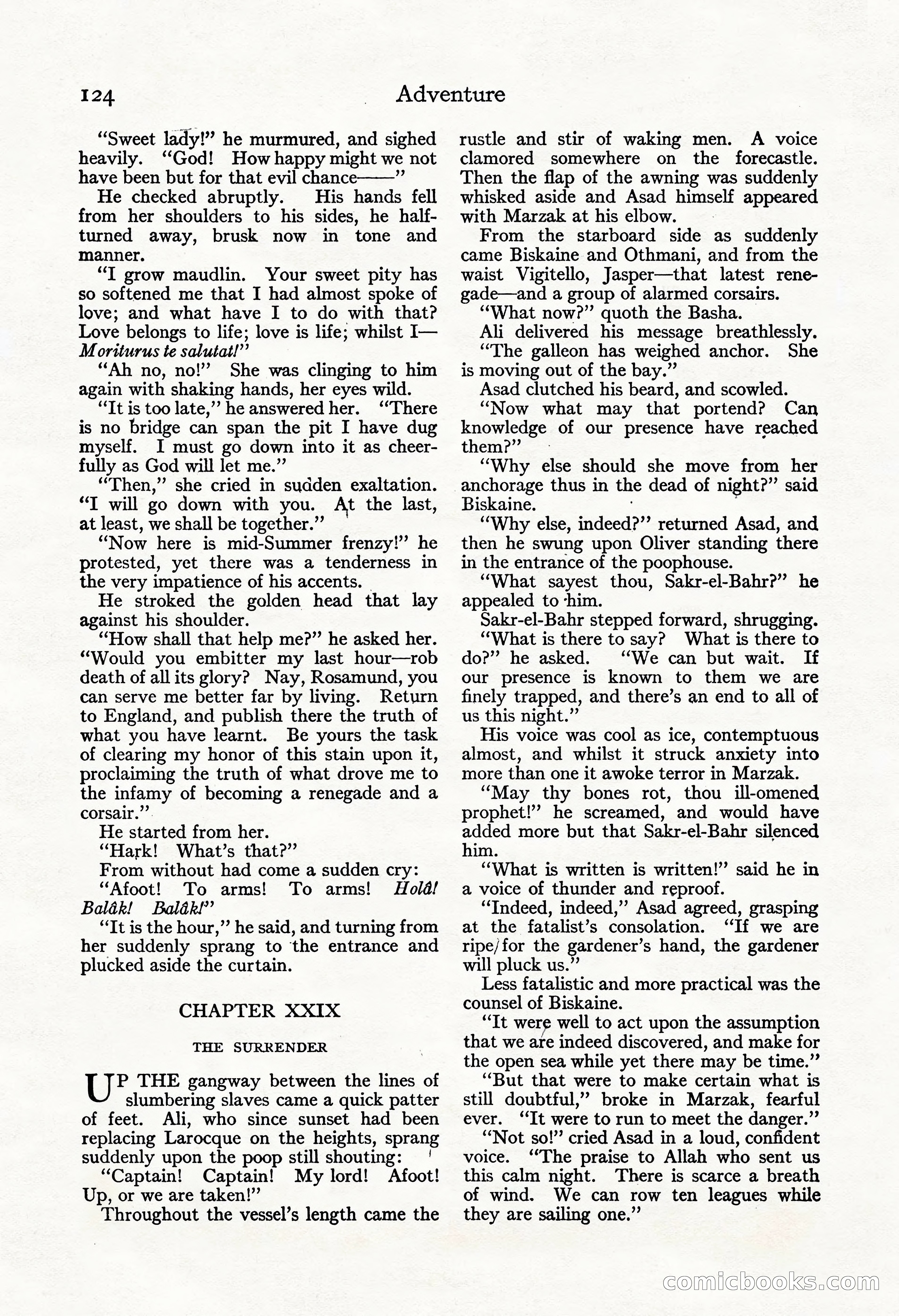 Adventure Magazine, November 30, 1922 — page 134 of 204