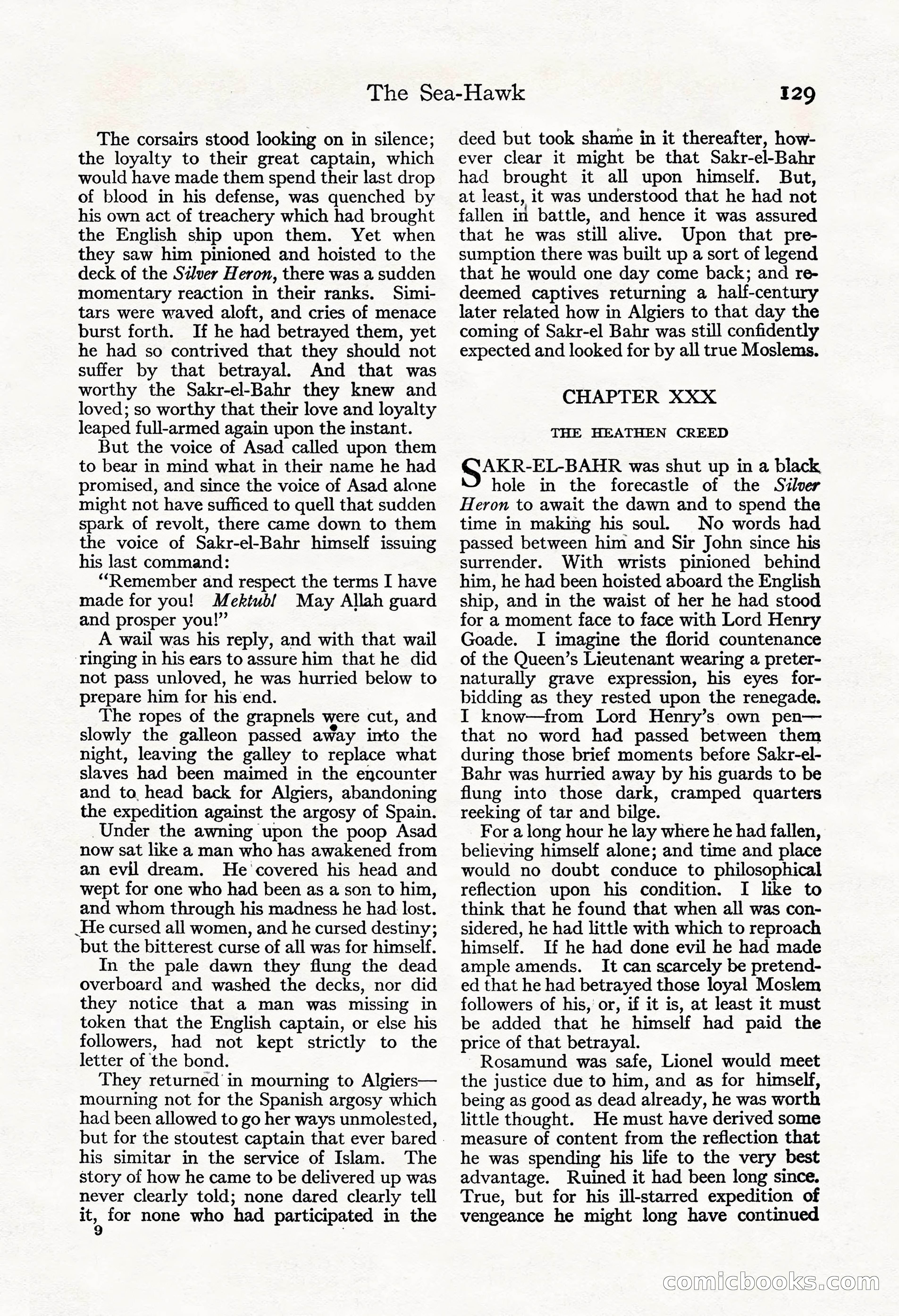 Adventure Magazine, November 30, 1922 — page 139 of 204
