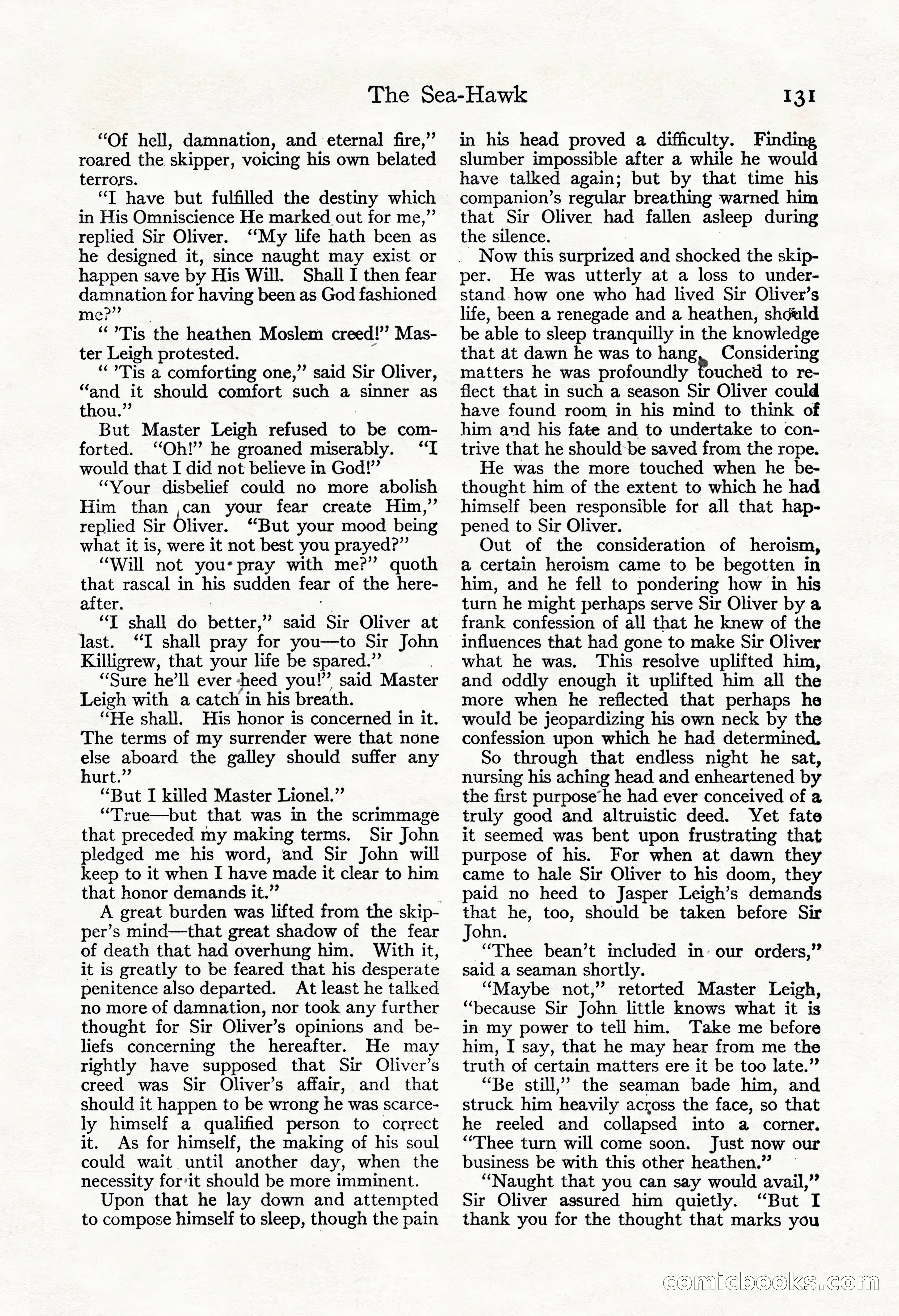Adventure Magazine, November 30, 1922 — page 141 of 204