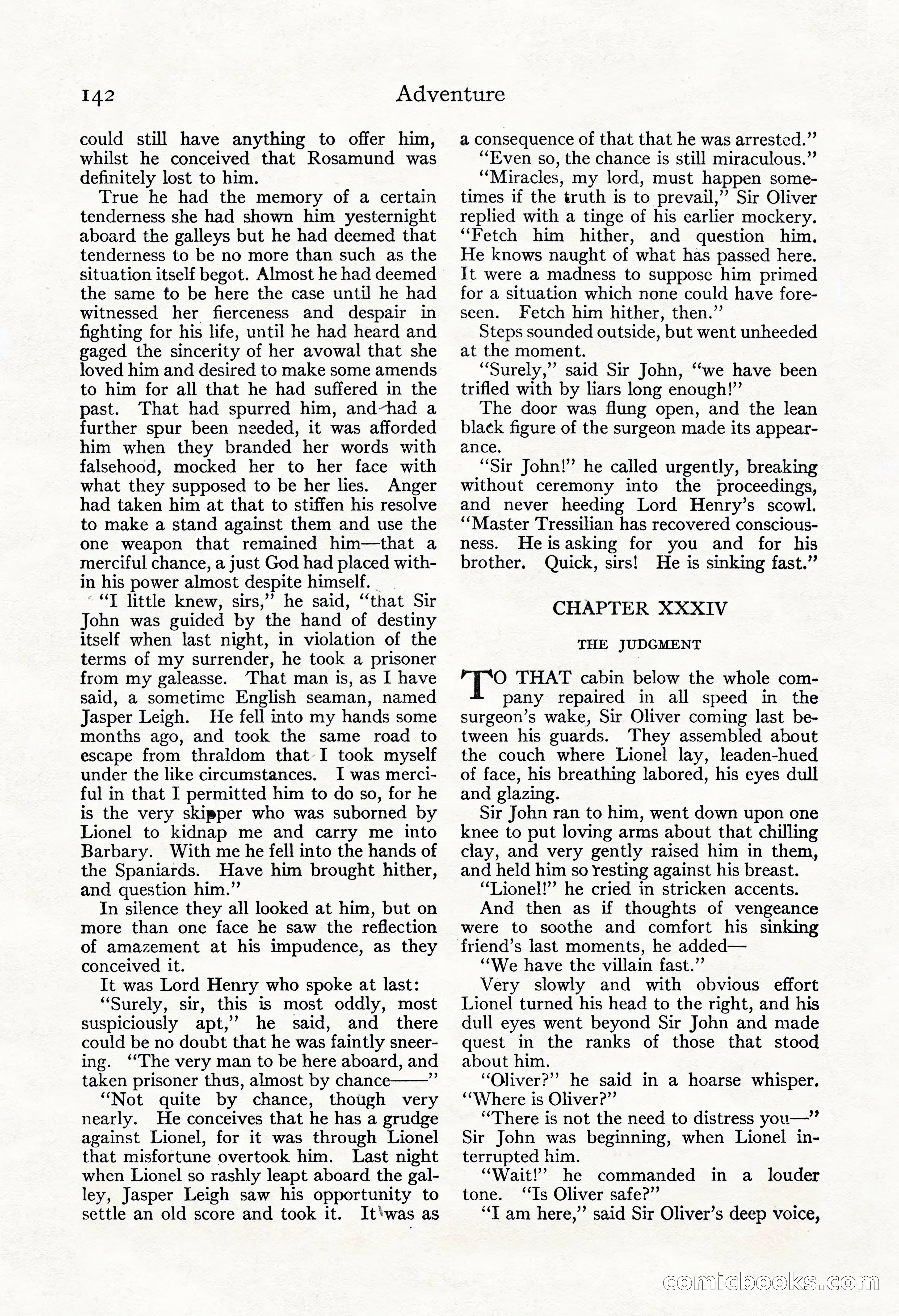 Adventure Magazine, November 30, 1922 — page 152 of 204