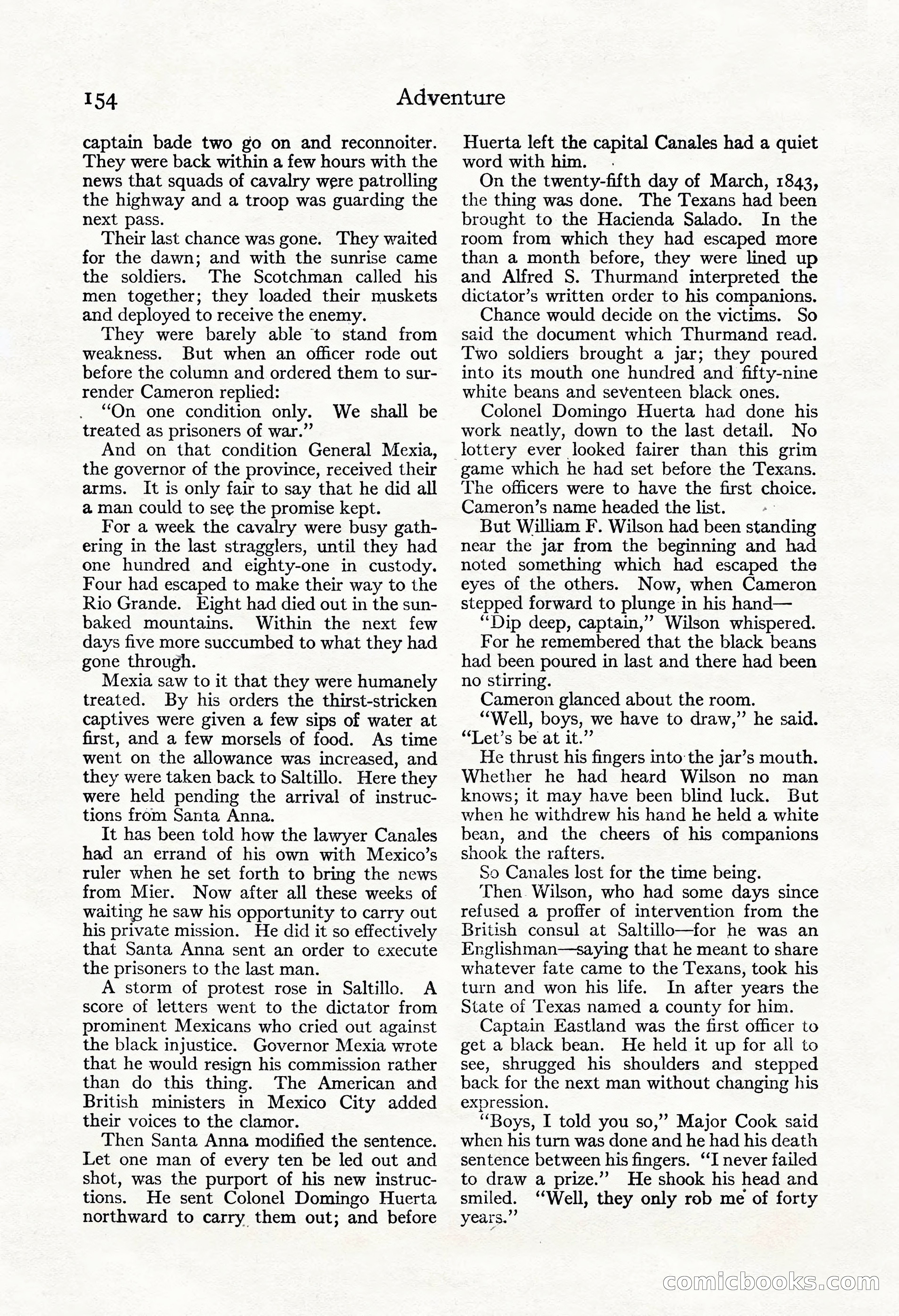 Adventure Magazine, November 30, 1922 — page 164 of 204
