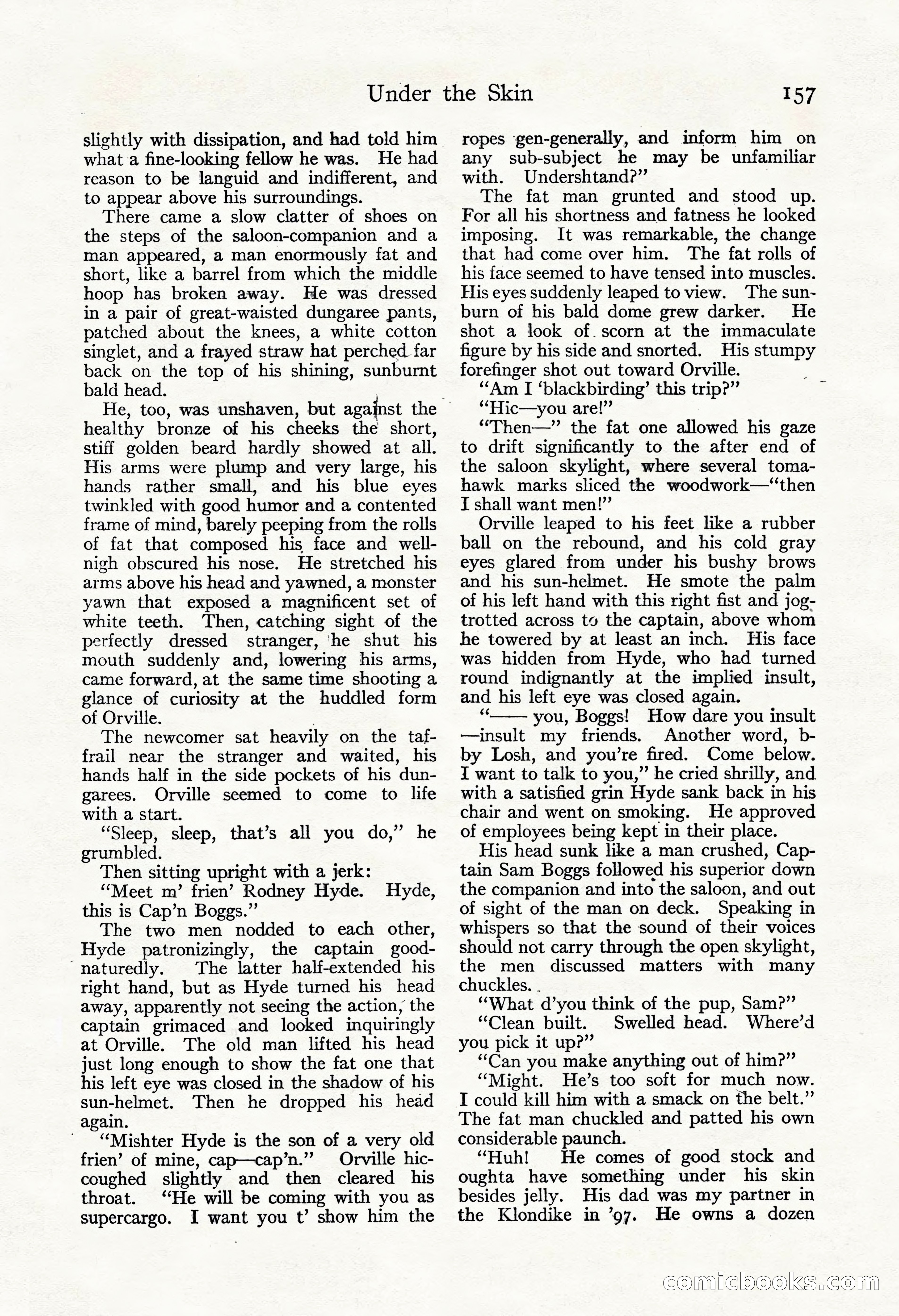 Adventure Magazine, November 30, 1922 — page 167 of 204