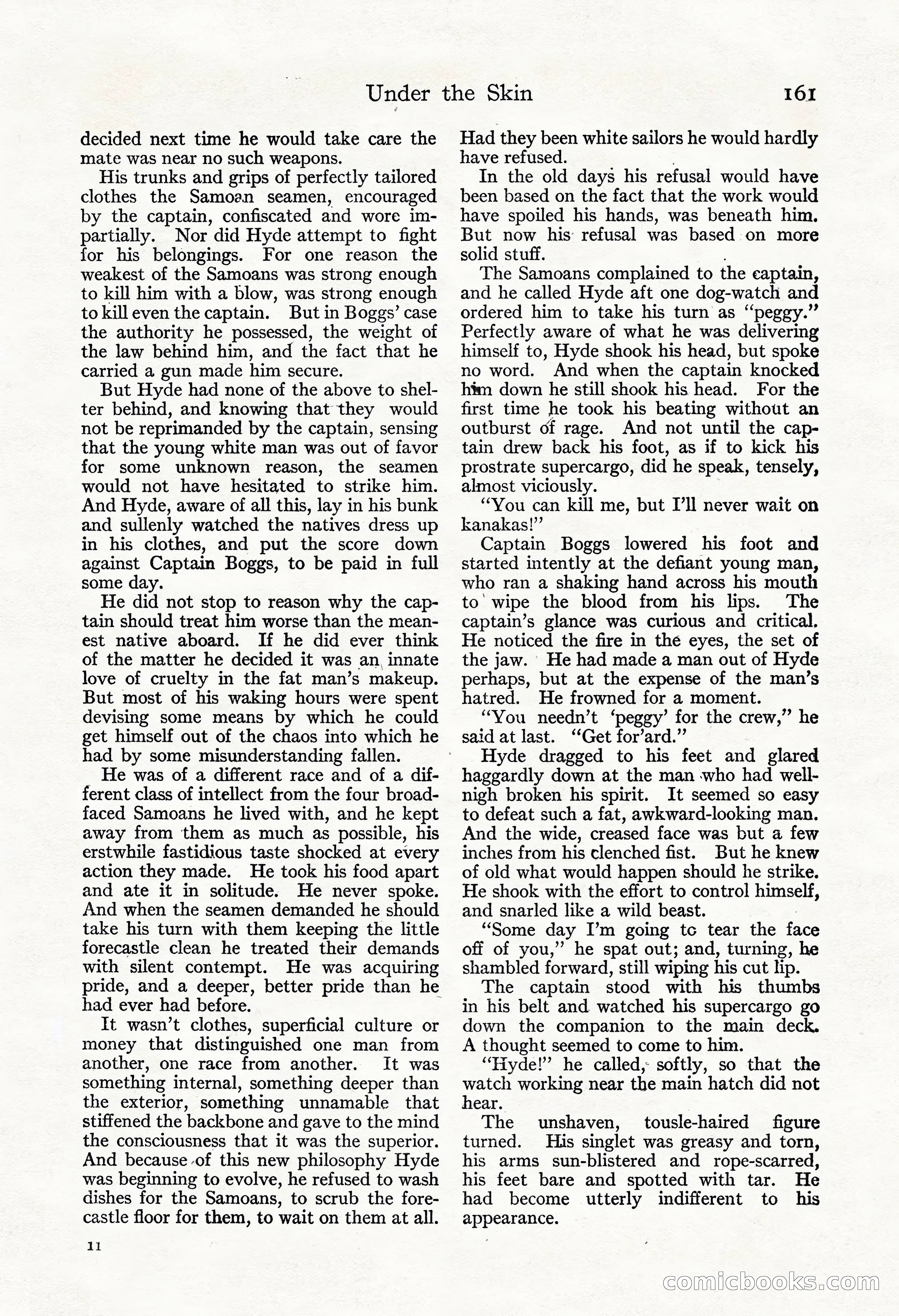 Adventure Magazine, November 30, 1922 — page 171 of 204