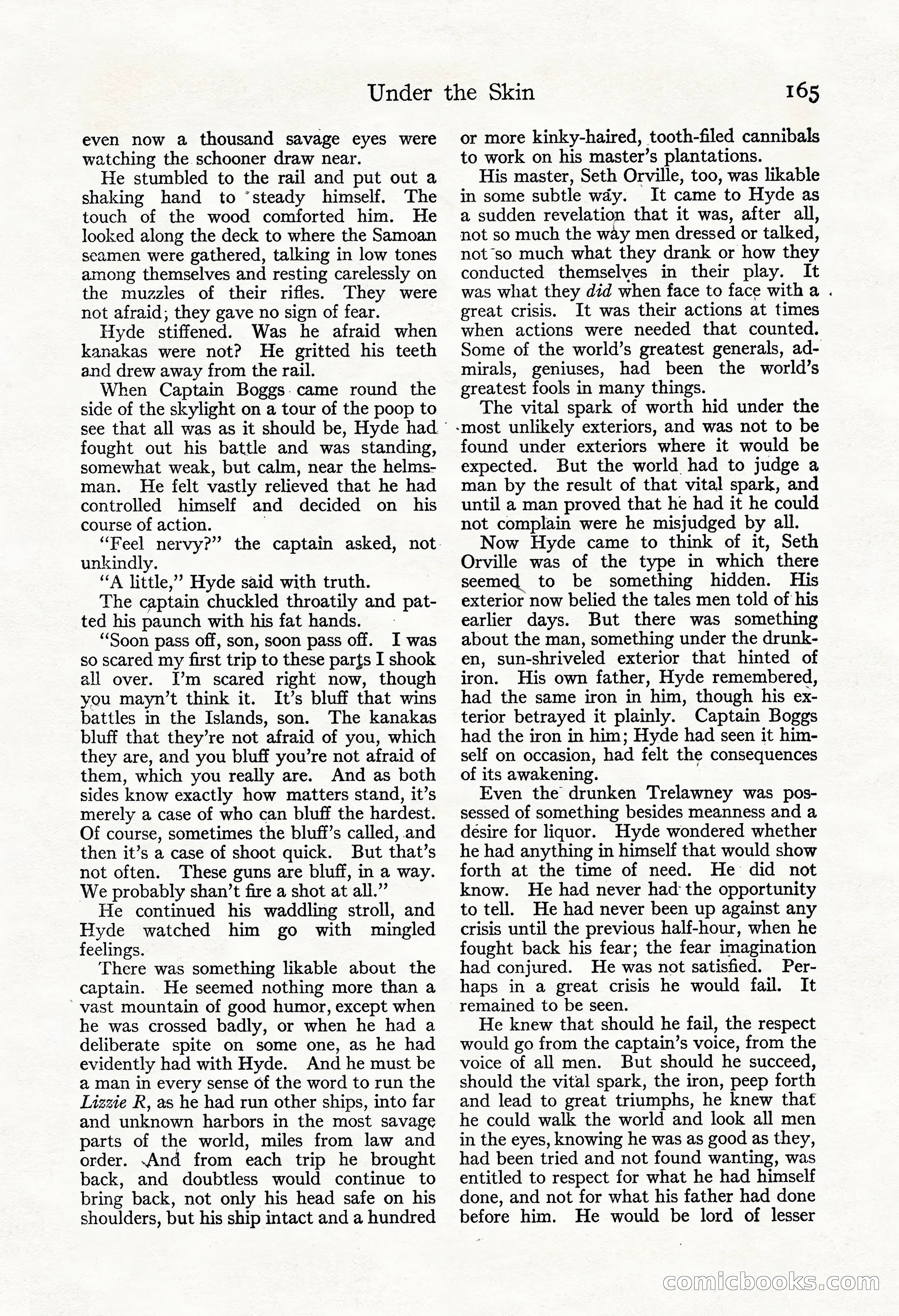 Adventure Magazine, November 30, 1922 — page 175 of 204