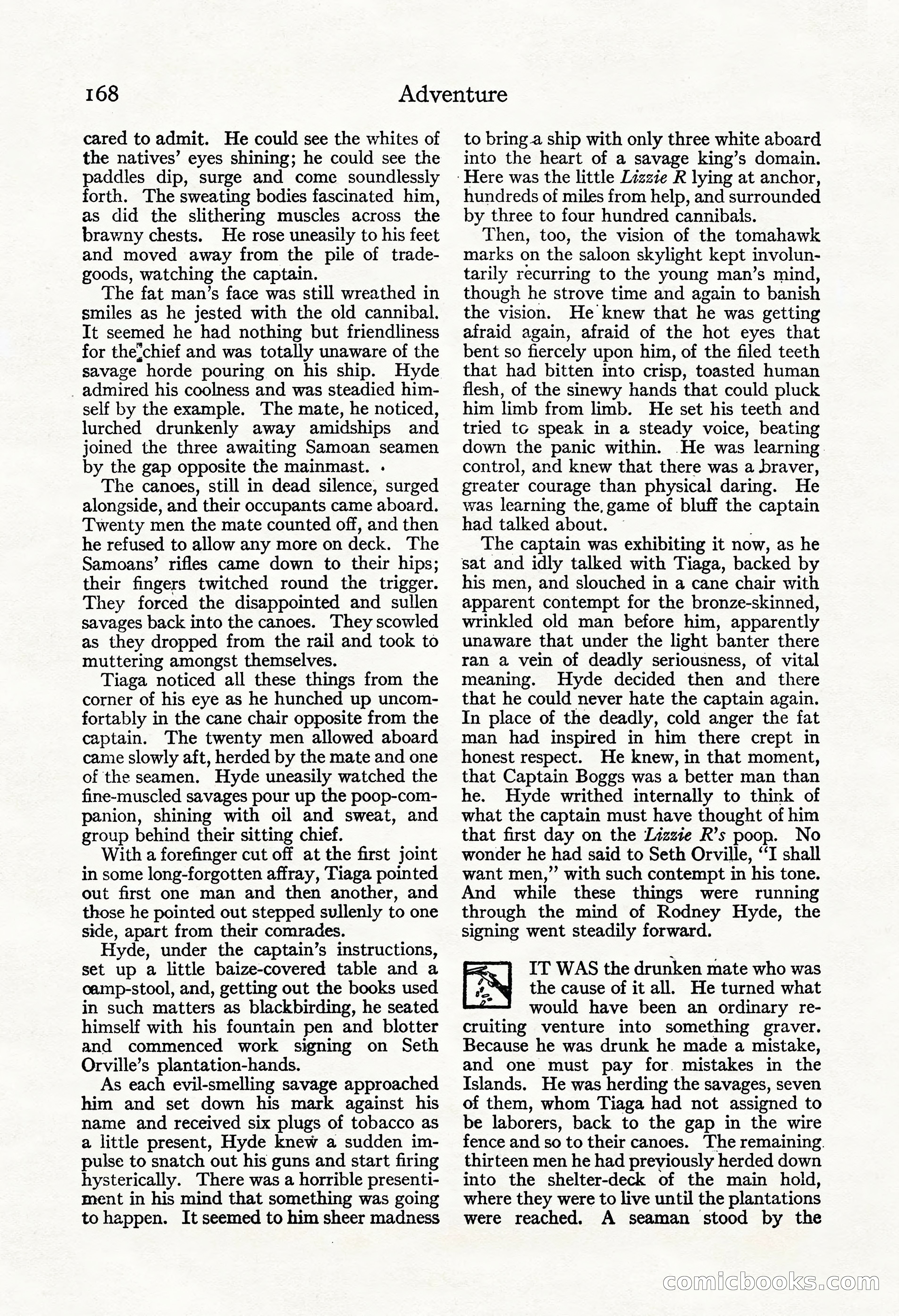 Adventure Magazine, November 30, 1922 — page 178 of 204