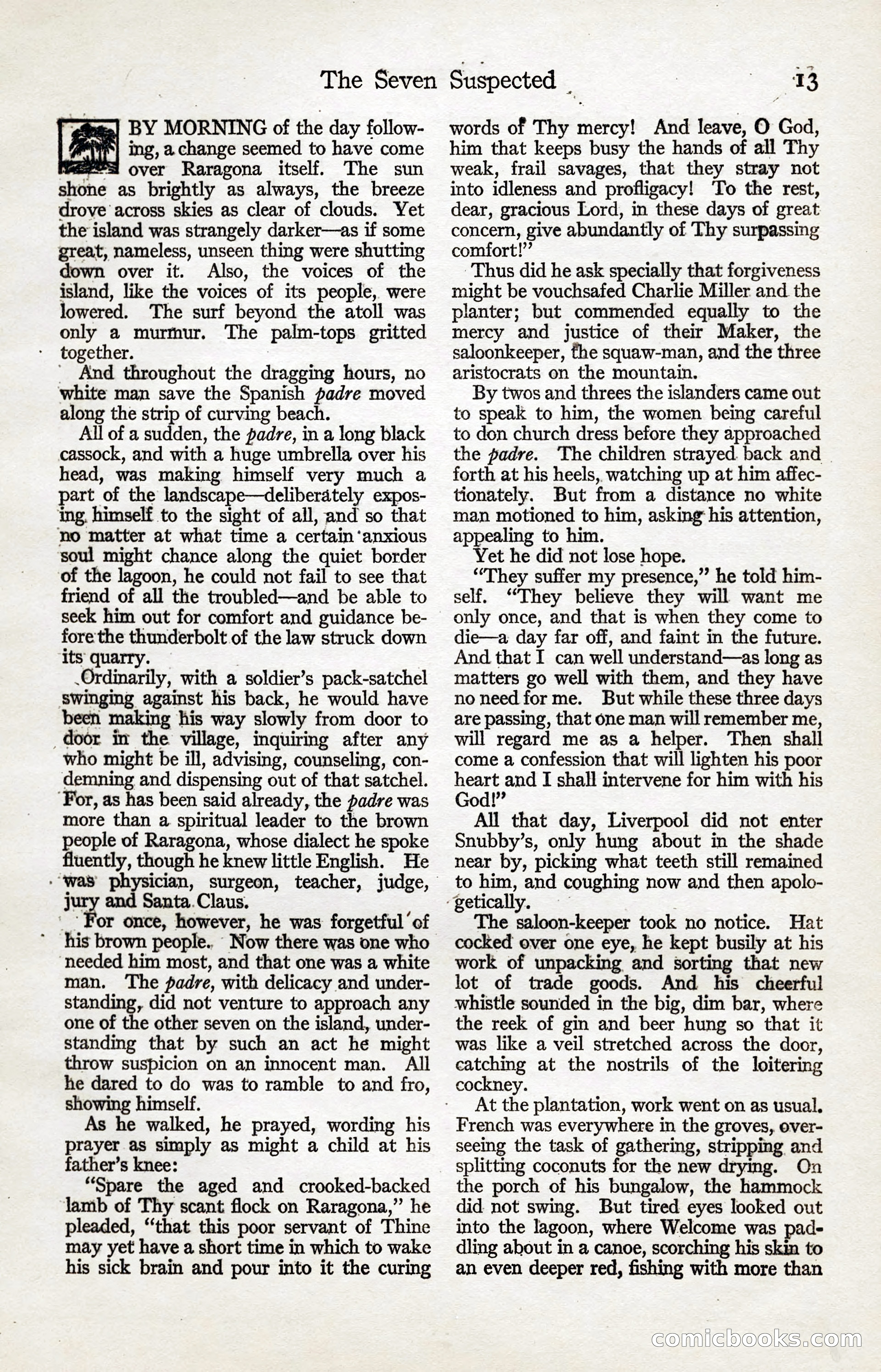 Adventure Magazine, January 20, 1923 — page 15 of 194
