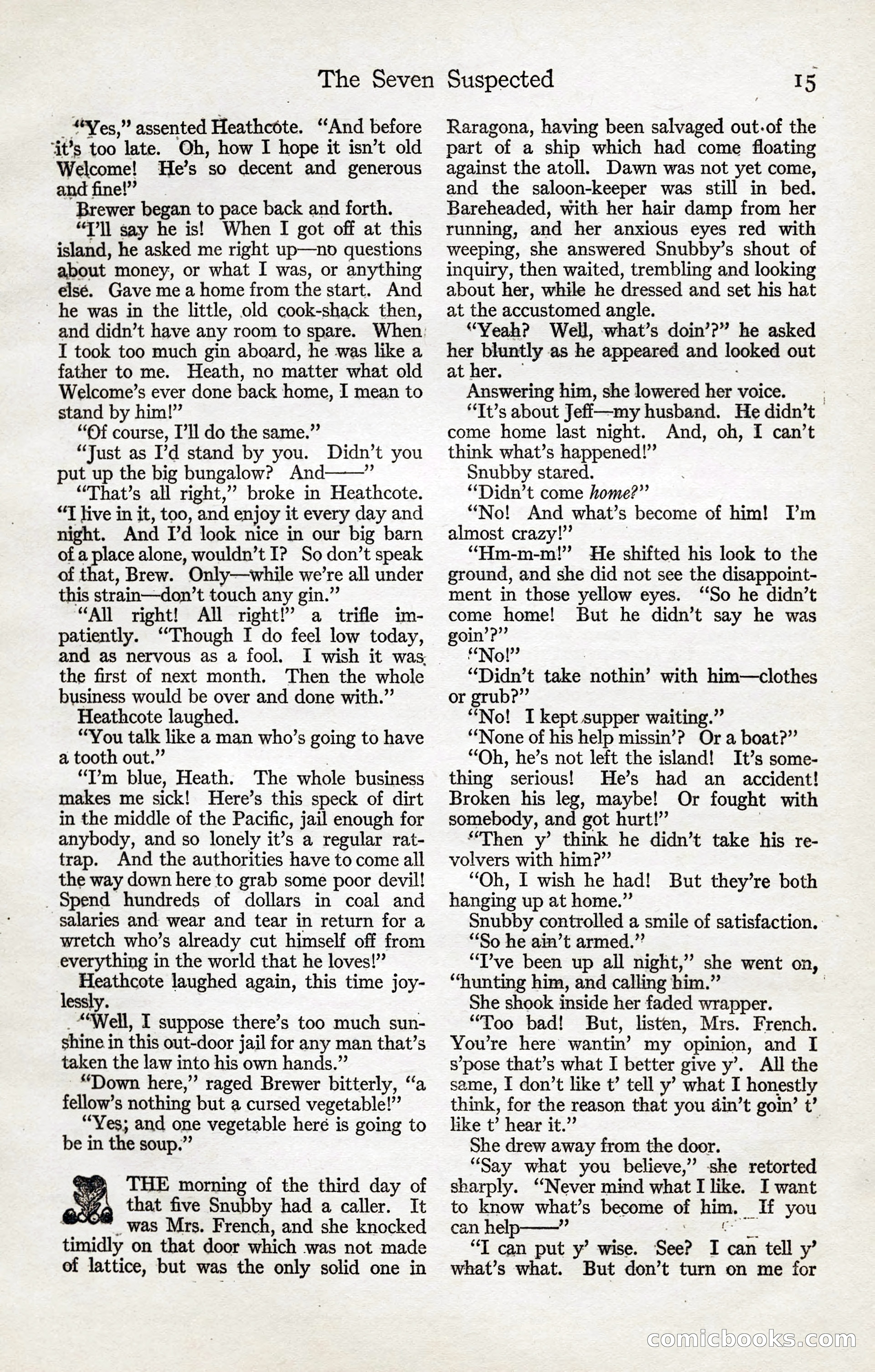 Adventure Magazine, January 20, 1923 — page 17 of 194