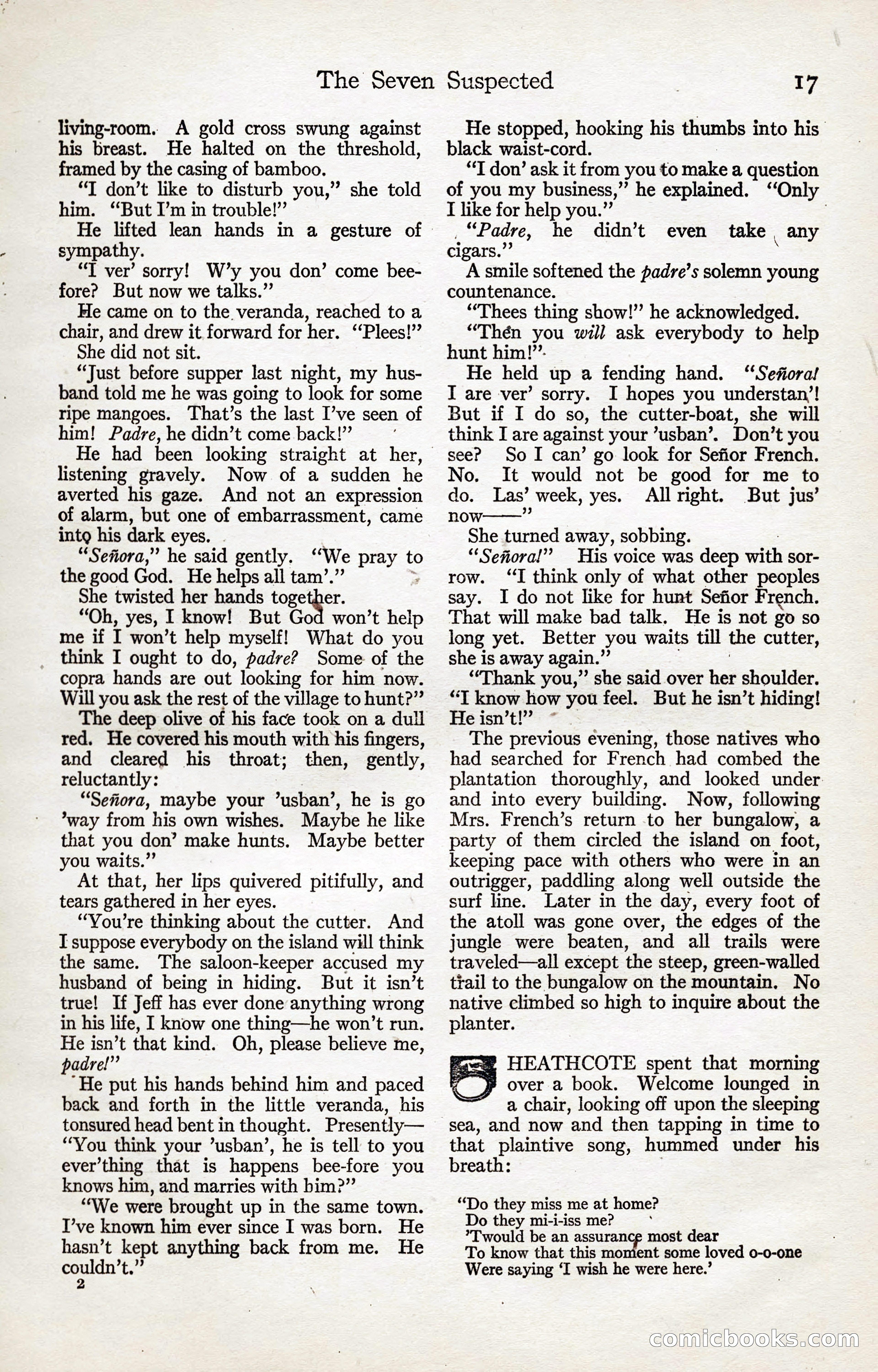 Adventure Magazine, January 20, 1923 — page 19 of 194