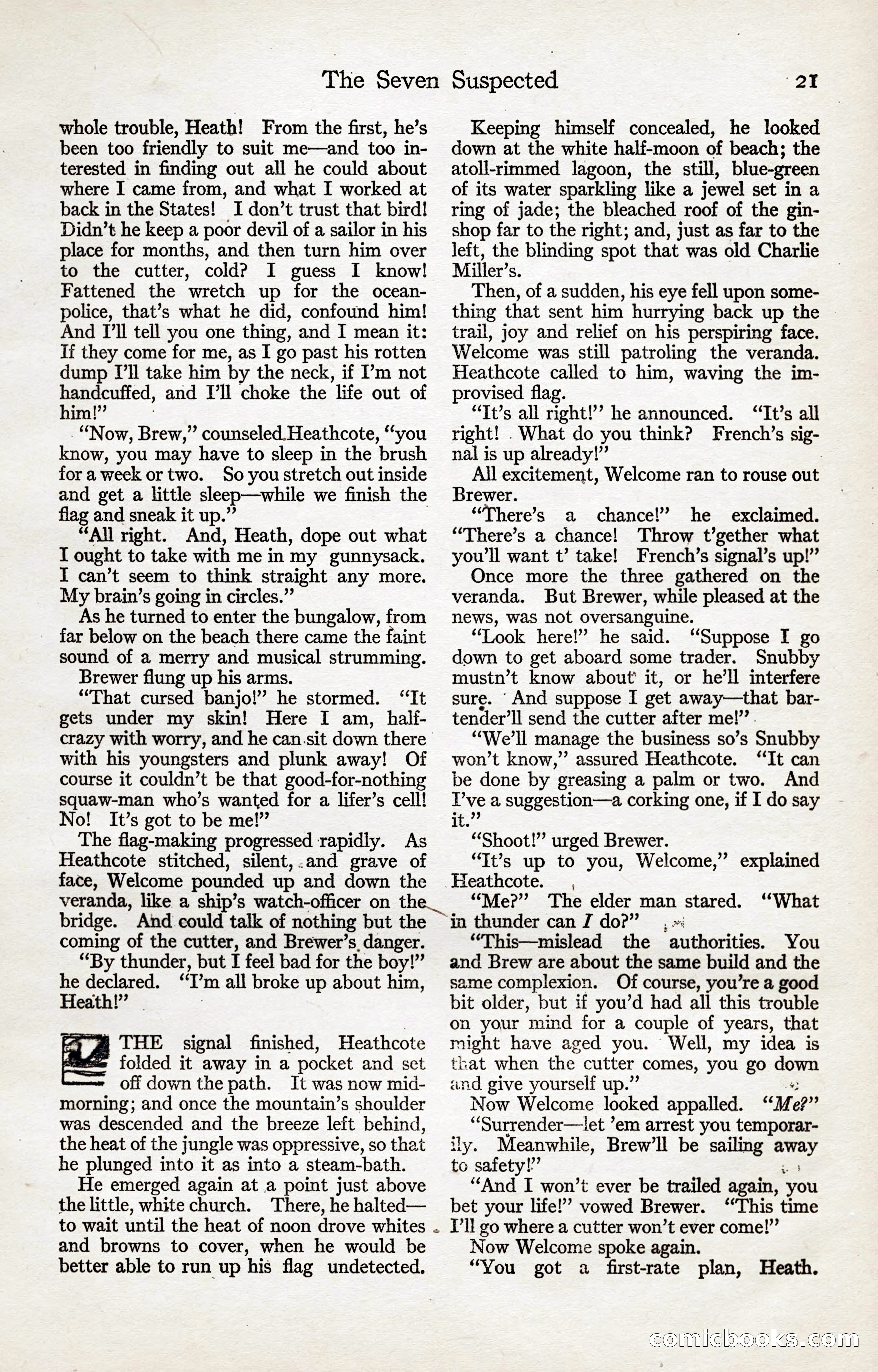 Adventure Magazine, January 20, 1923 — page 23 of 194