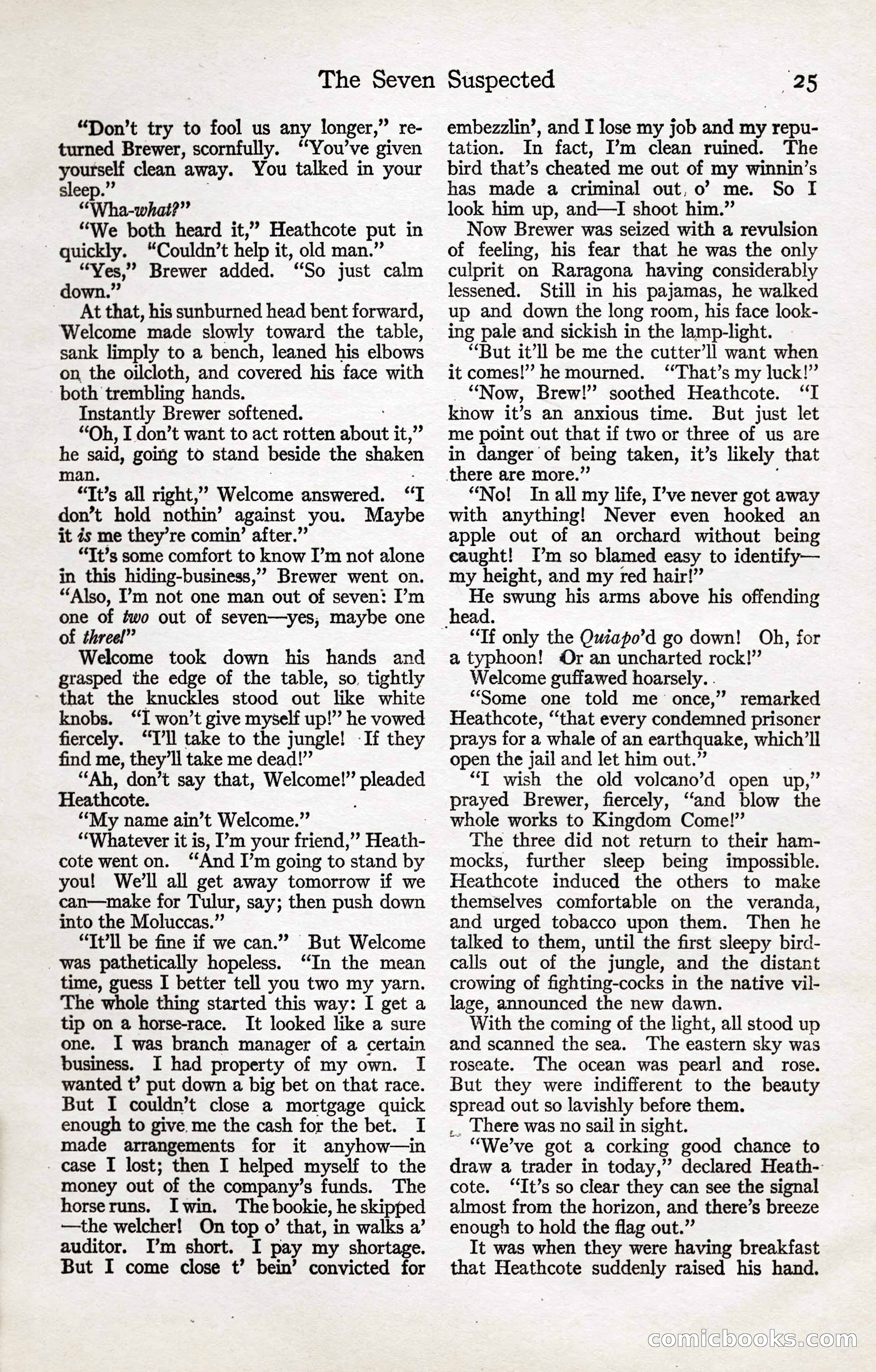 Adventure Magazine, January 20, 1923 — page 27 of 194