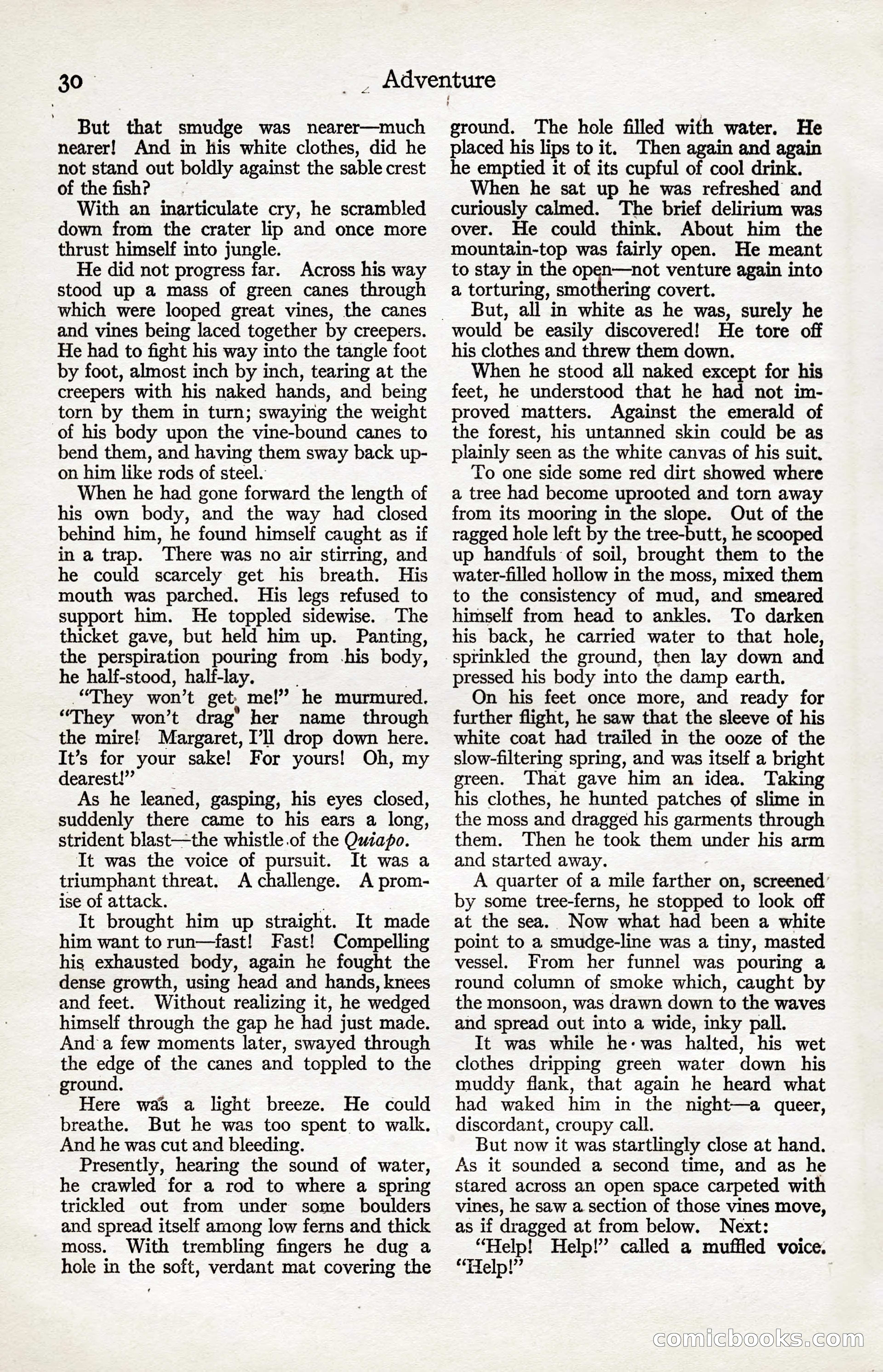 Adventure Magazine, January 20, 1923 — page 32 of 194