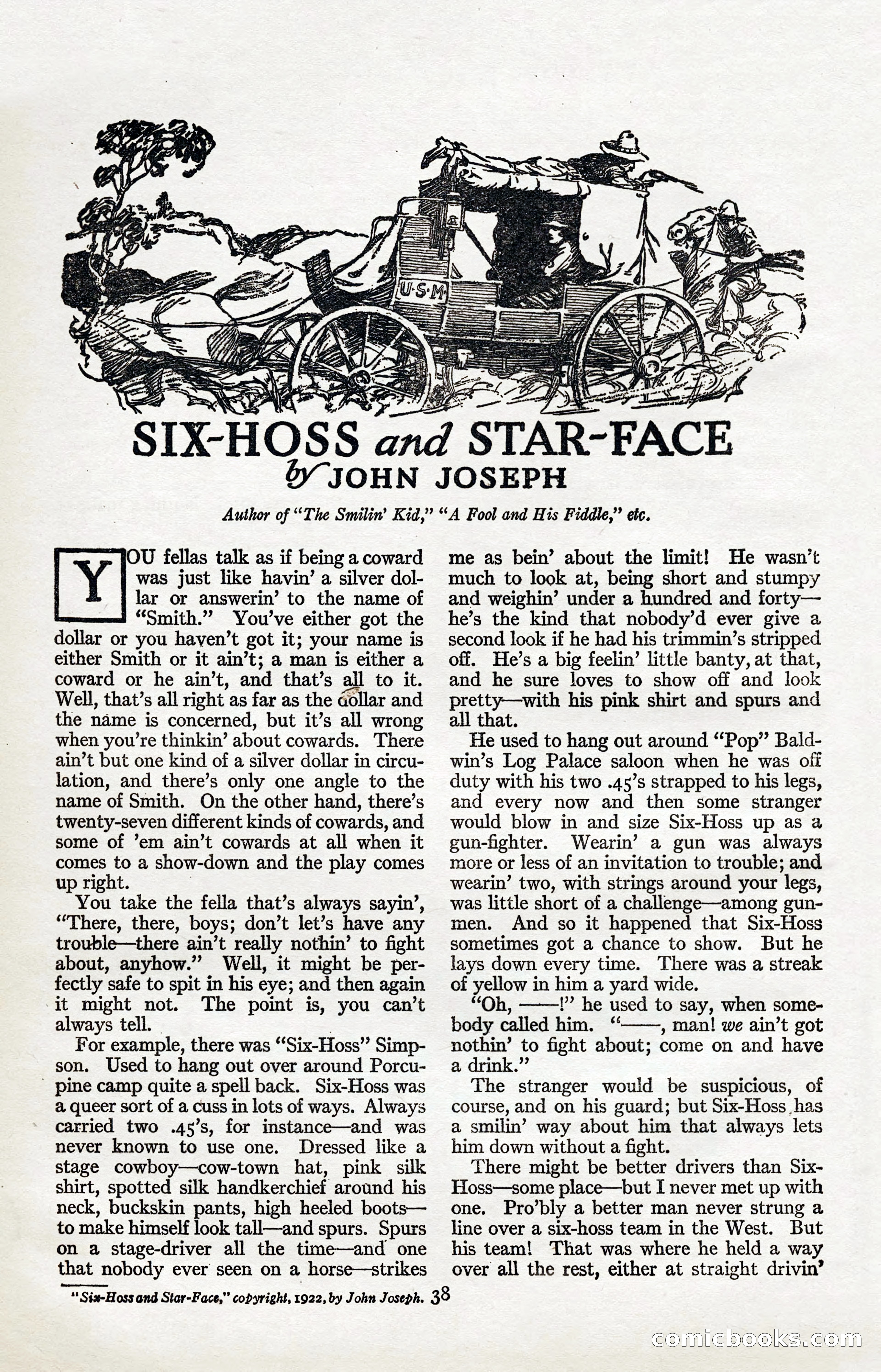 Adventure Magazine, January 20, 1923 — page 40 of 194