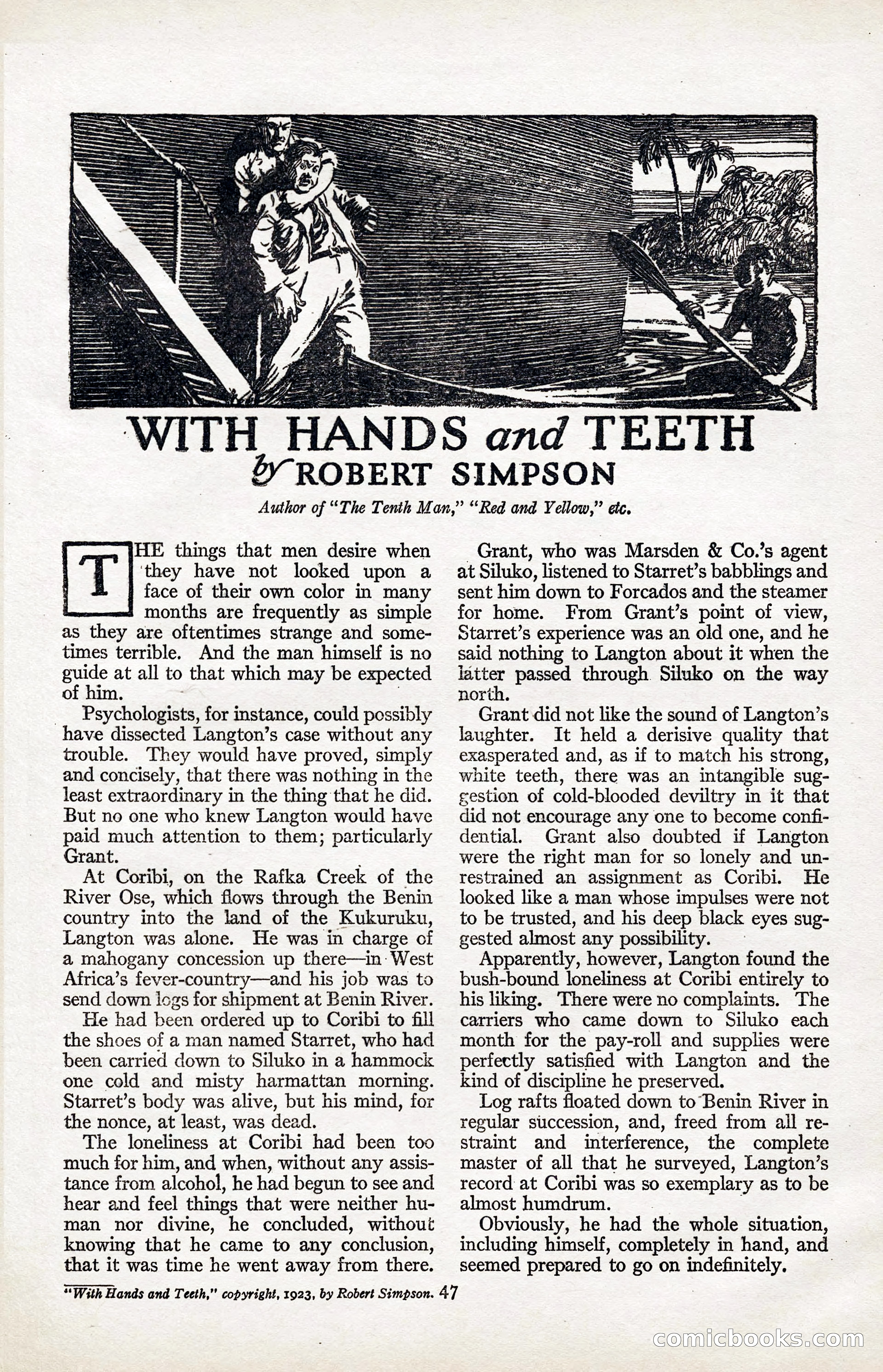 Adventure Magazine, January 20, 1923 — page 49 of 194