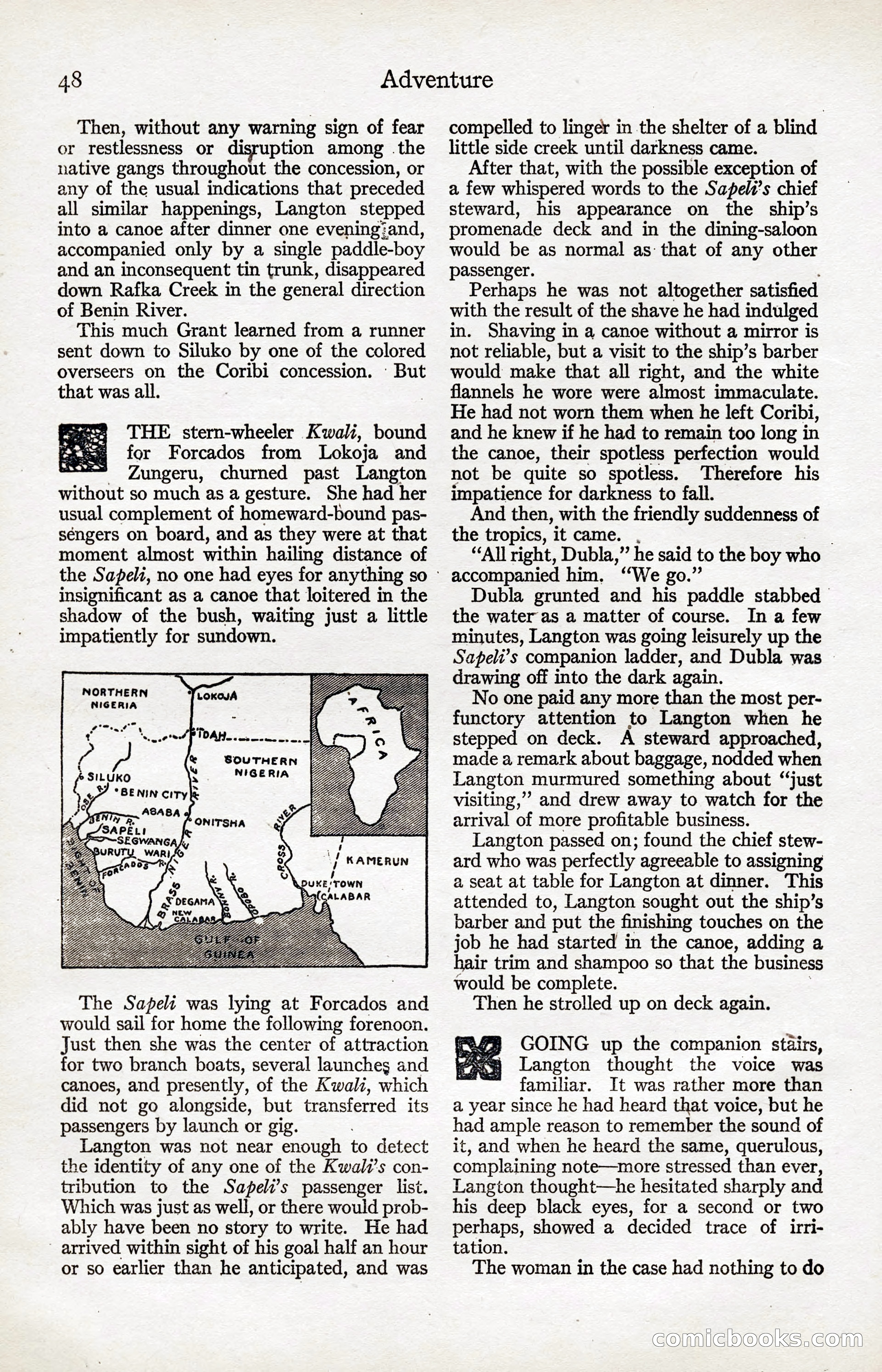 Adventure Magazine, January 20, 1923 — page 50 of 194