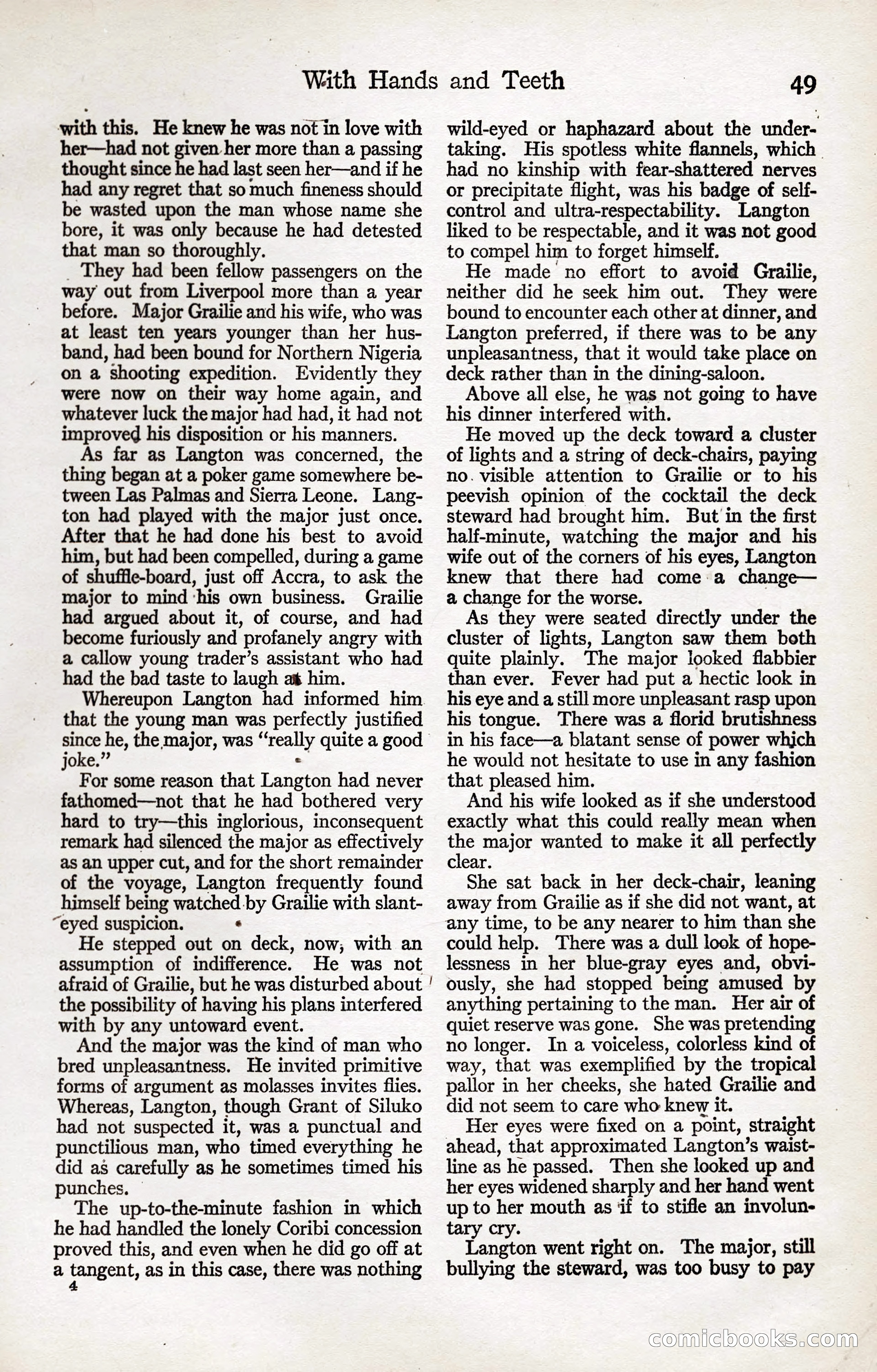 Adventure Magazine, January 20, 1923 — page 51 of 194