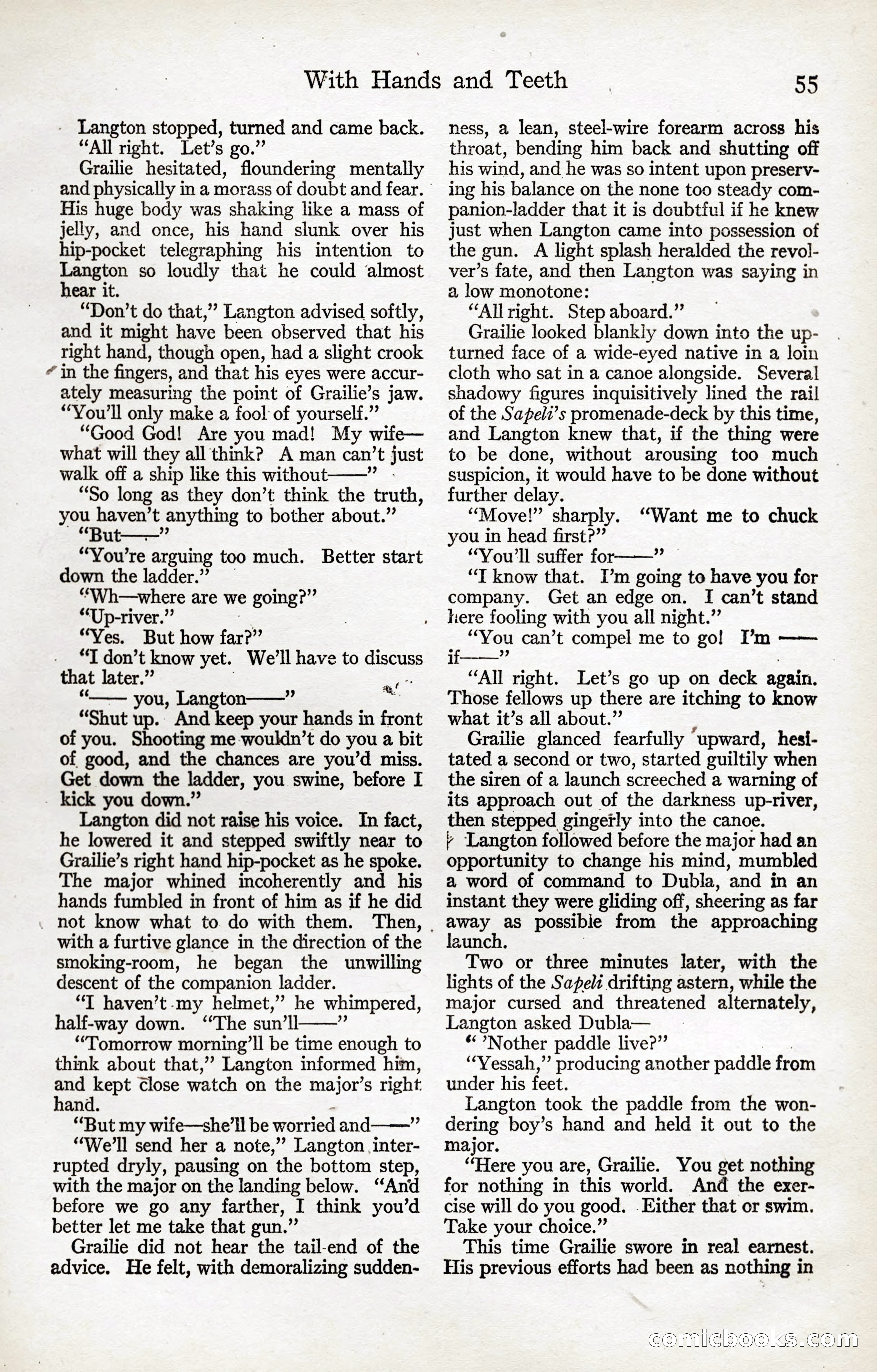 Adventure Magazine, January 20, 1923 — page 57 of 194