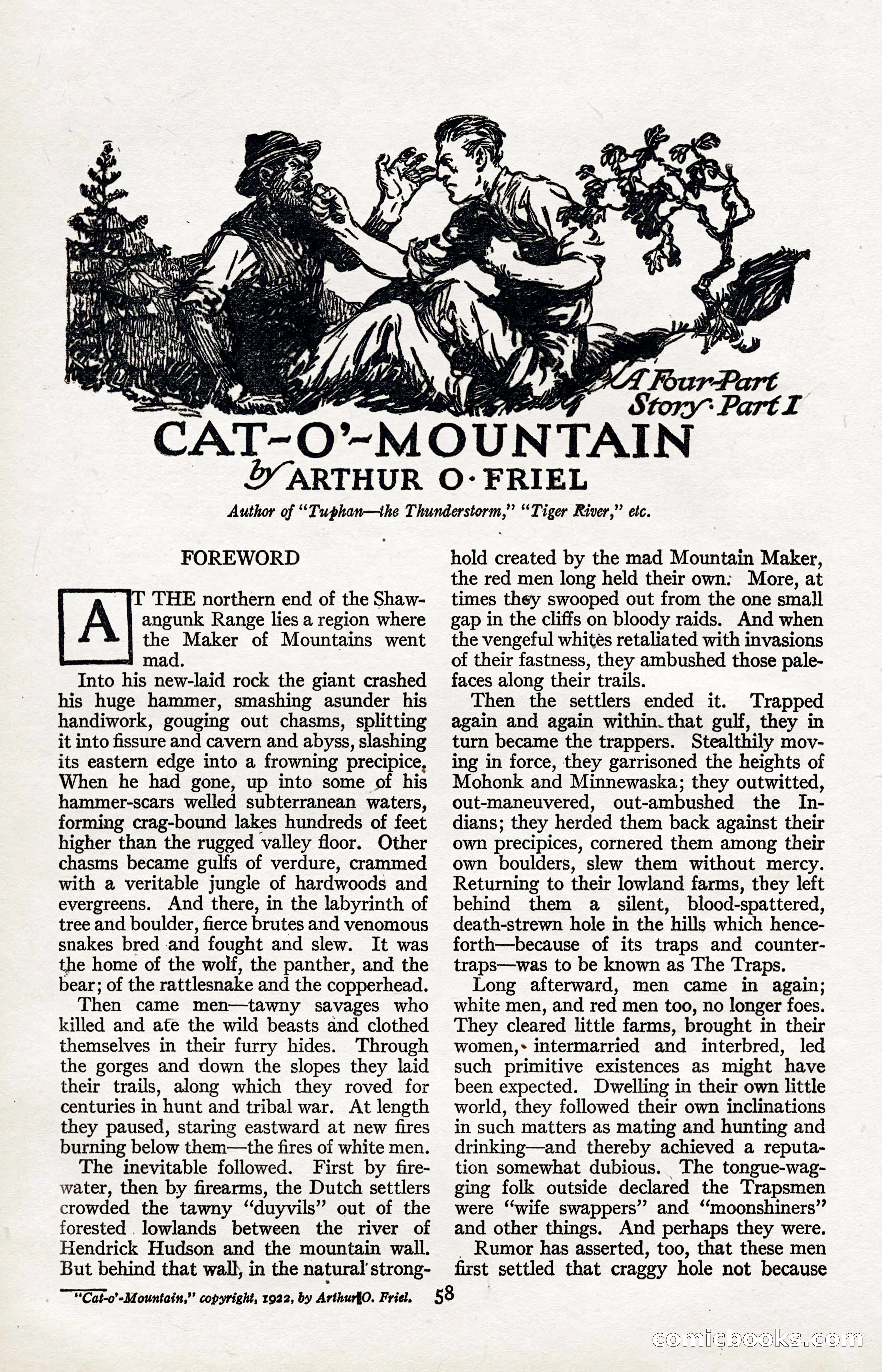 Adventure Magazine, January 20, 1923 — page 60 of 194