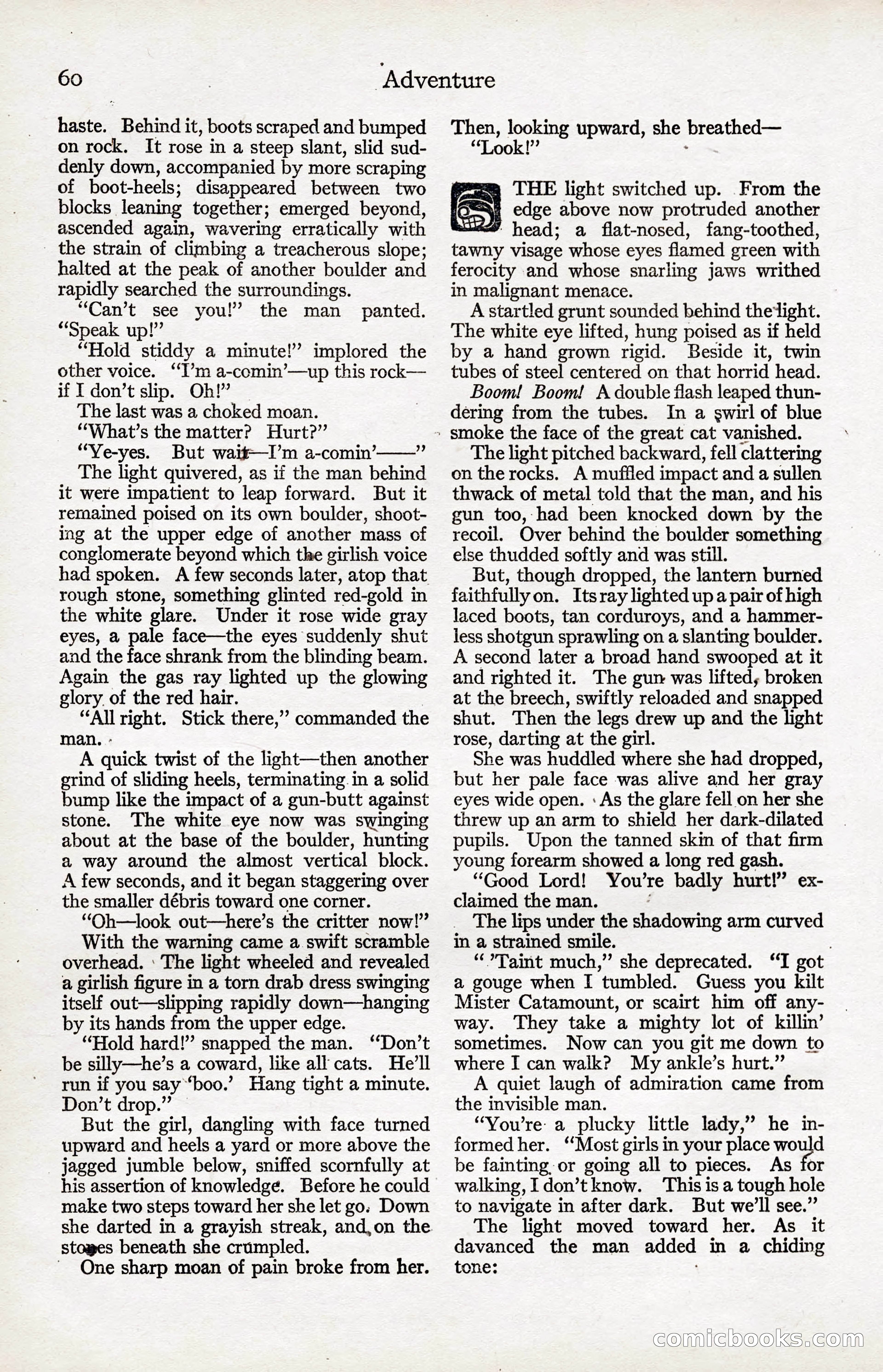 Adventure Magazine, January 20, 1923 — page 62 of 194