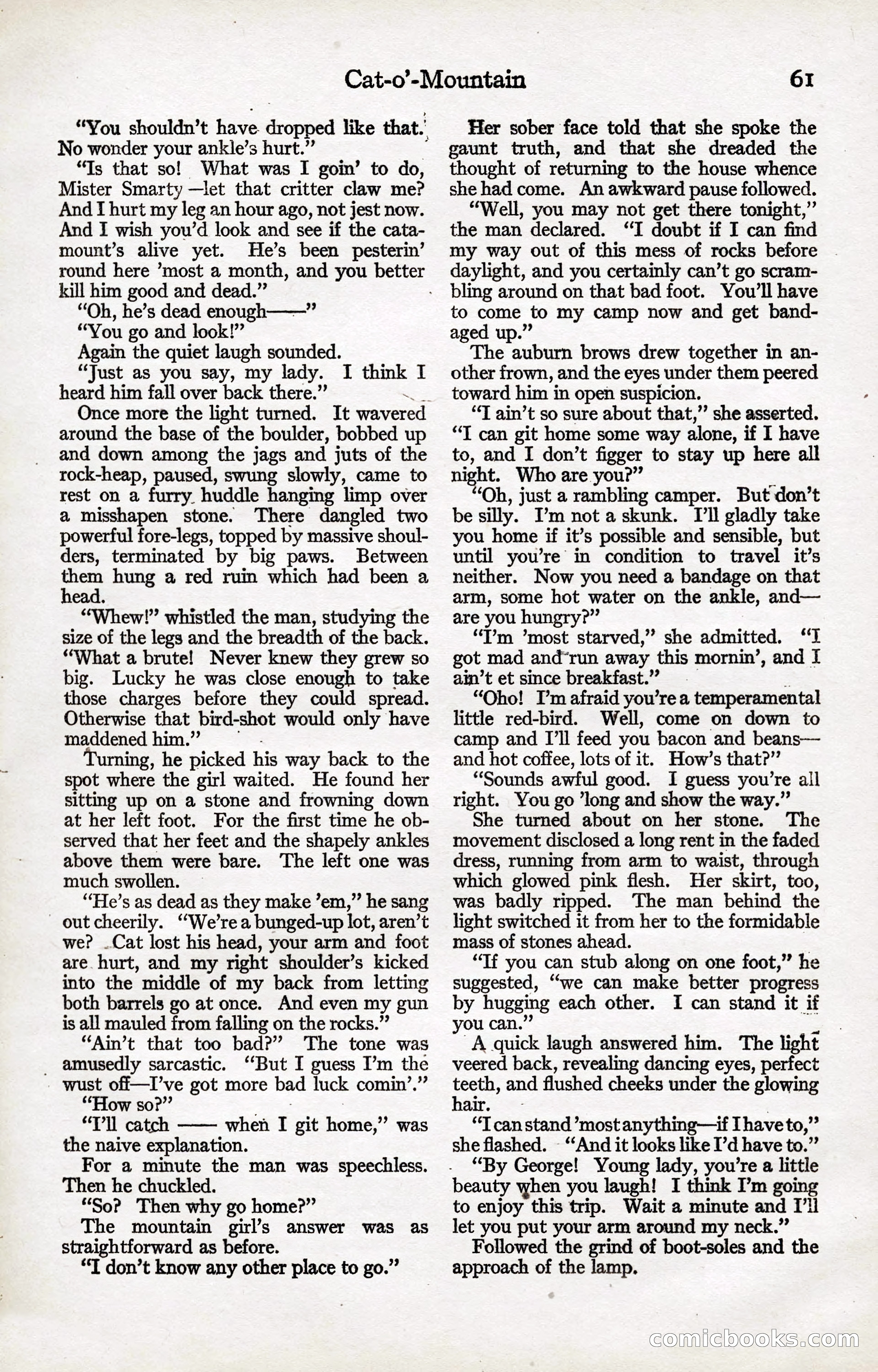 Adventure Magazine, January 20, 1923 — page 63 of 194