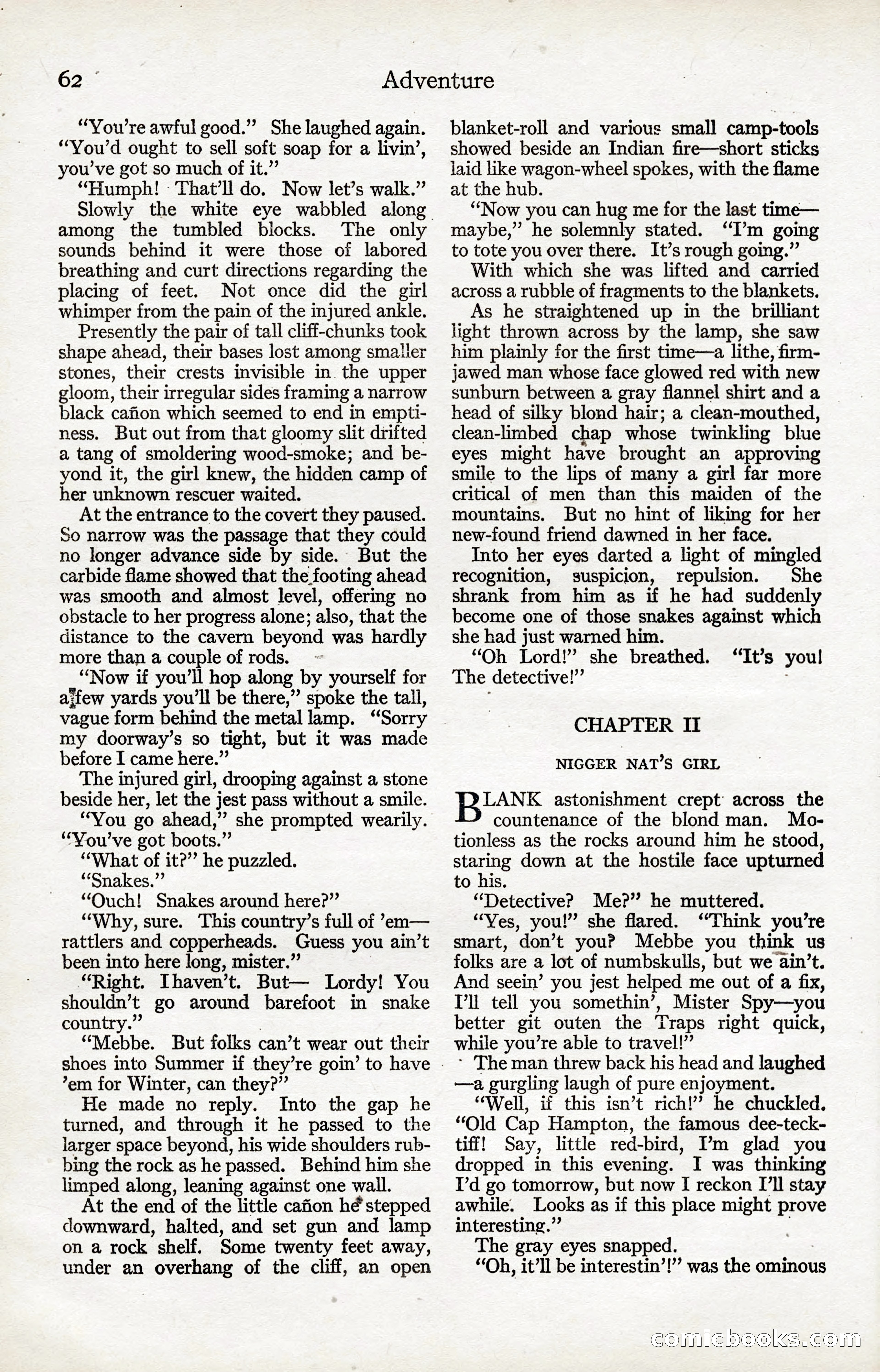 Adventure Magazine, January 20, 1923 — page 64 of 194