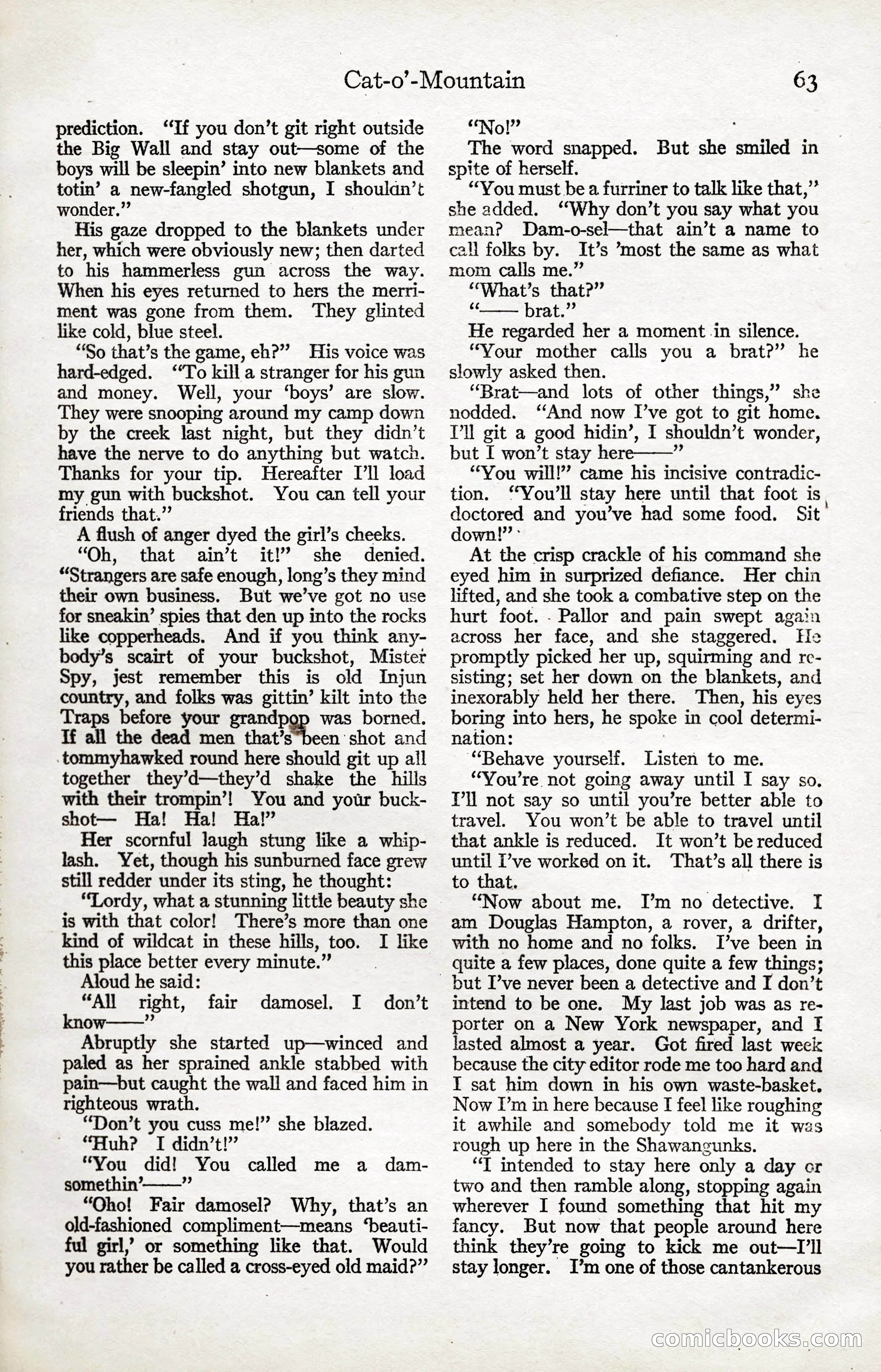 Adventure Magazine, January 20, 1923 — page 65 of 194