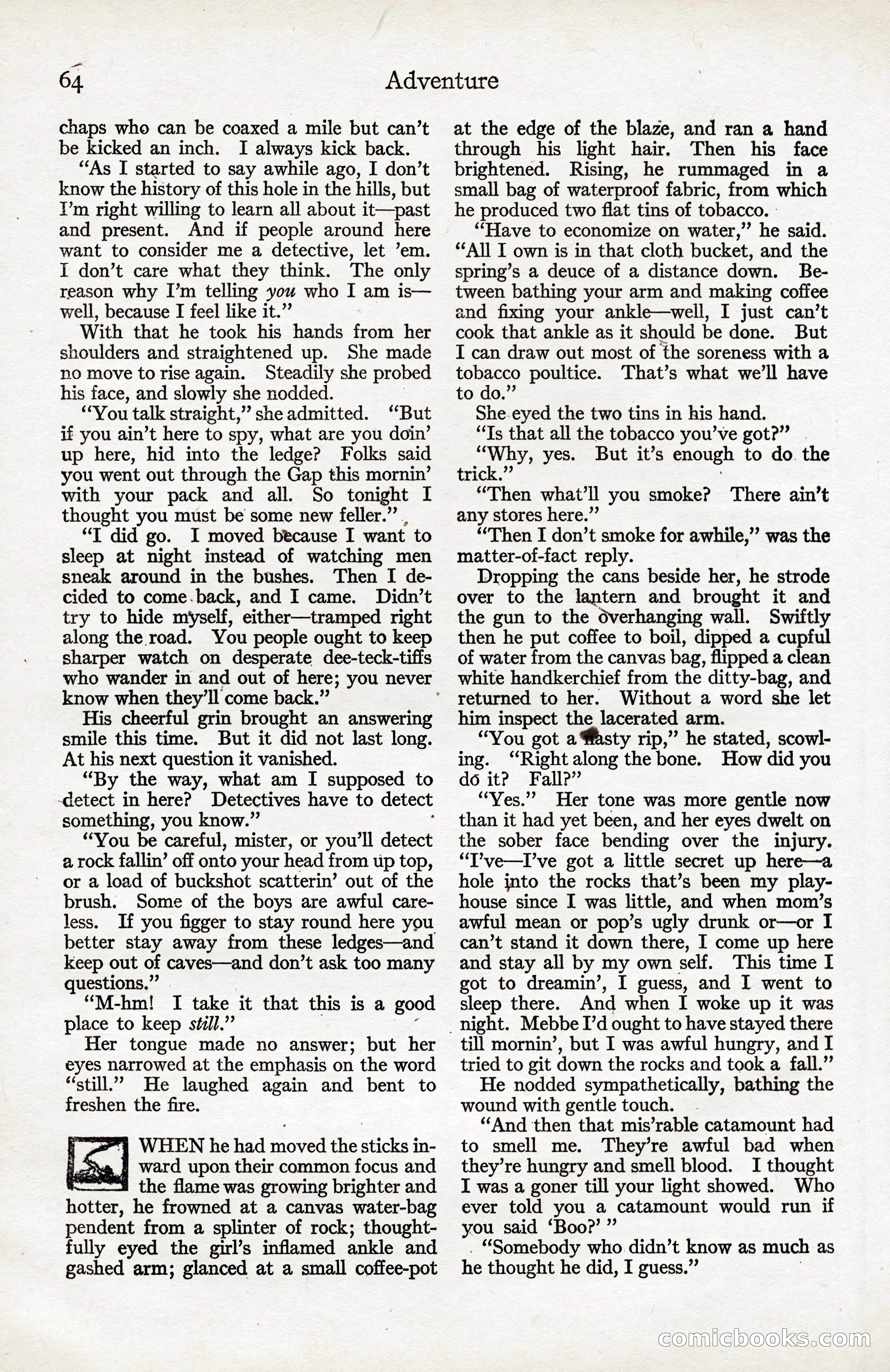 Adventure Magazine, January 20, 1923 — page 66 of 194