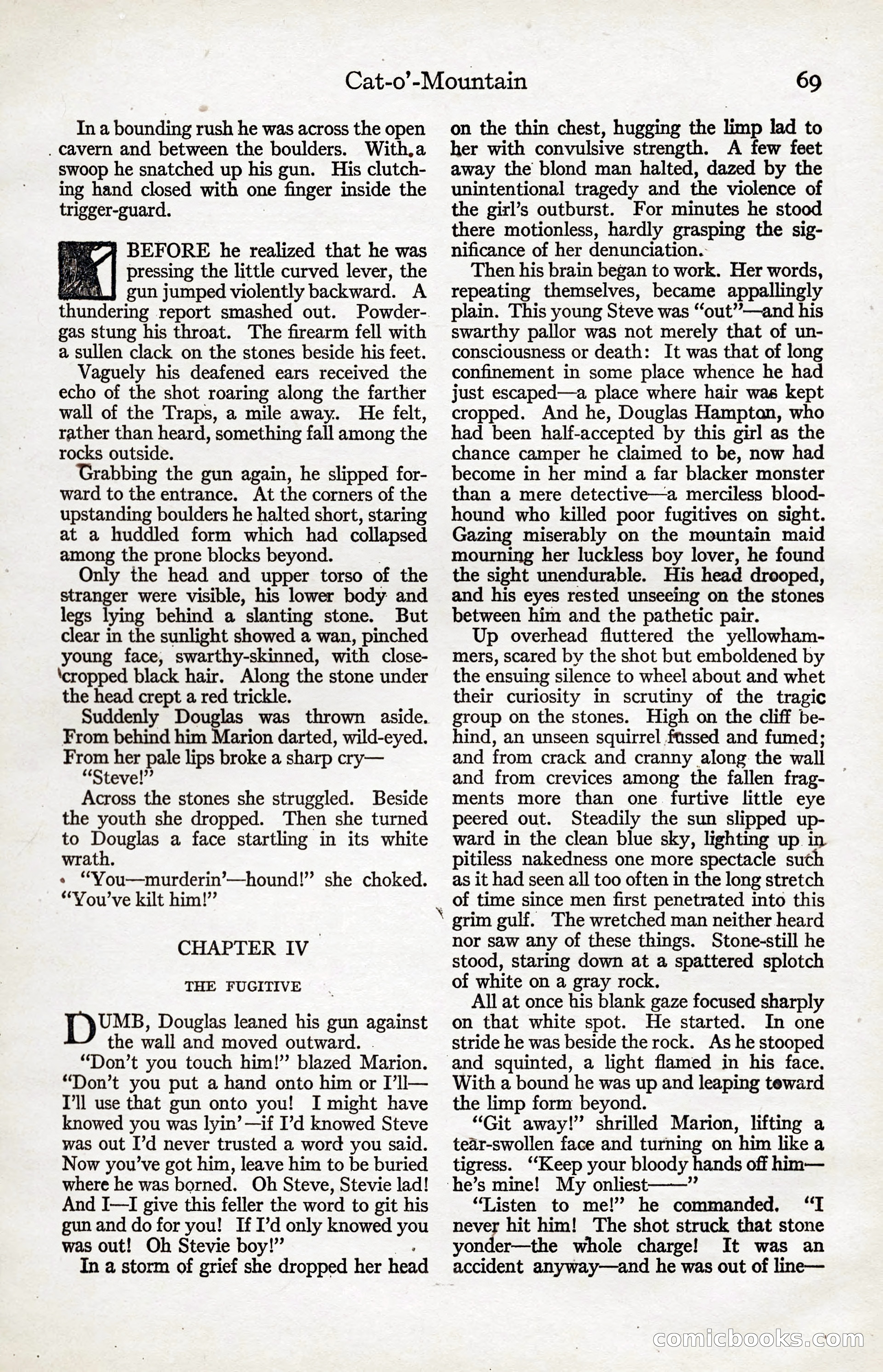 Adventure Magazine, January 20, 1923 — page 71 of 194