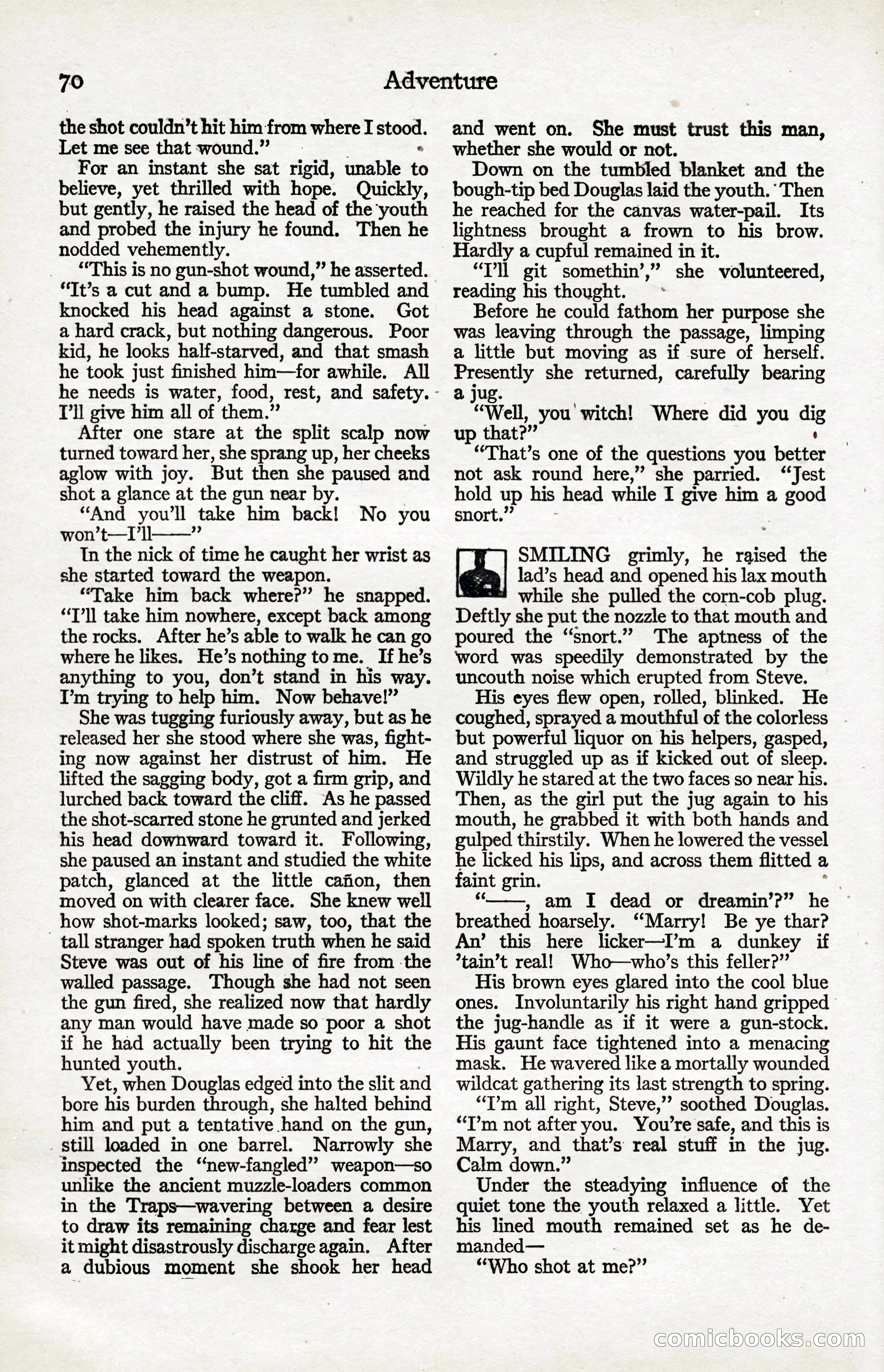 Adventure Magazine, January 20, 1923 — page 72 of 194
