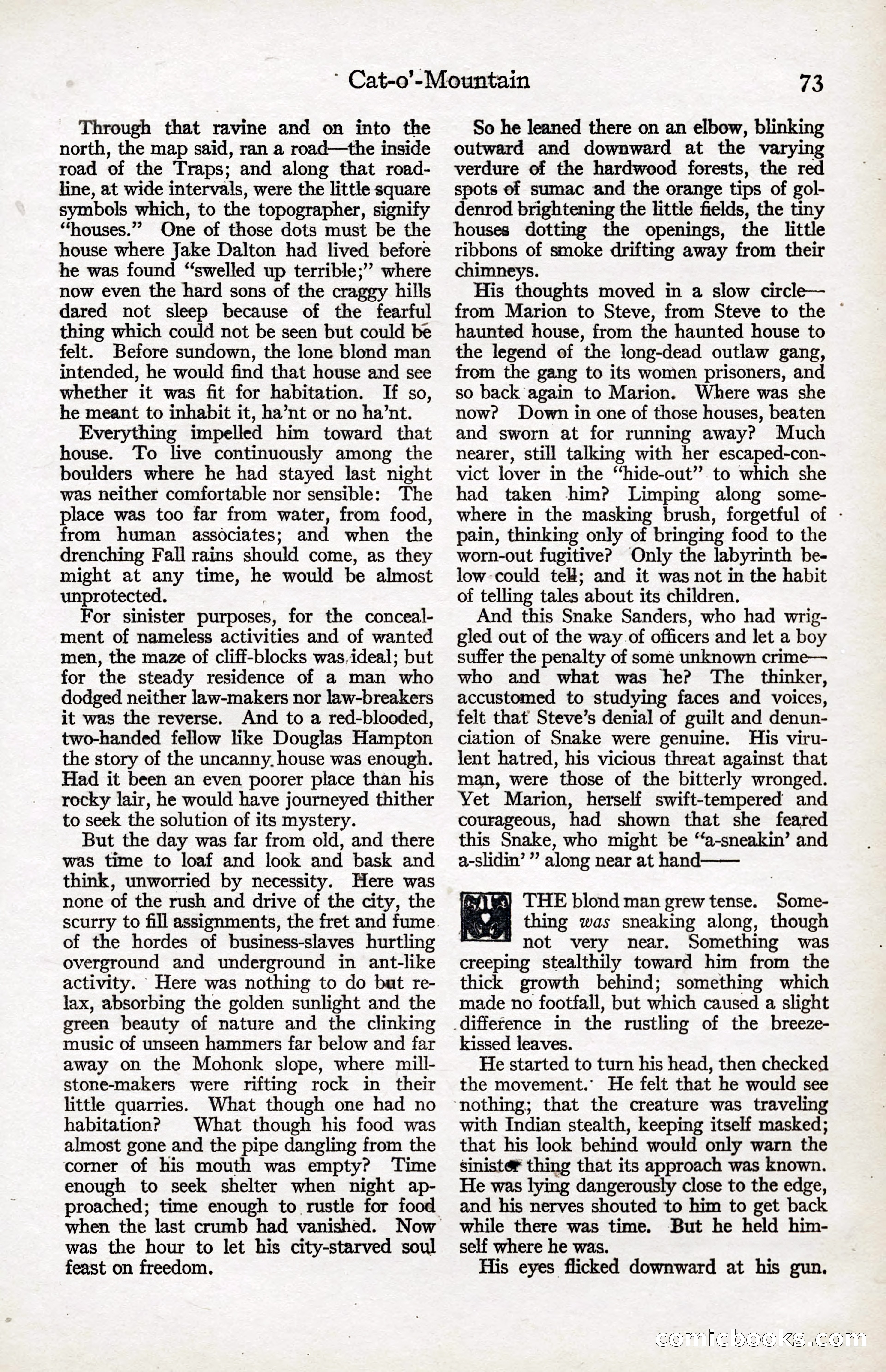 Adventure Magazine, January 20, 1923 — page 75 of 194