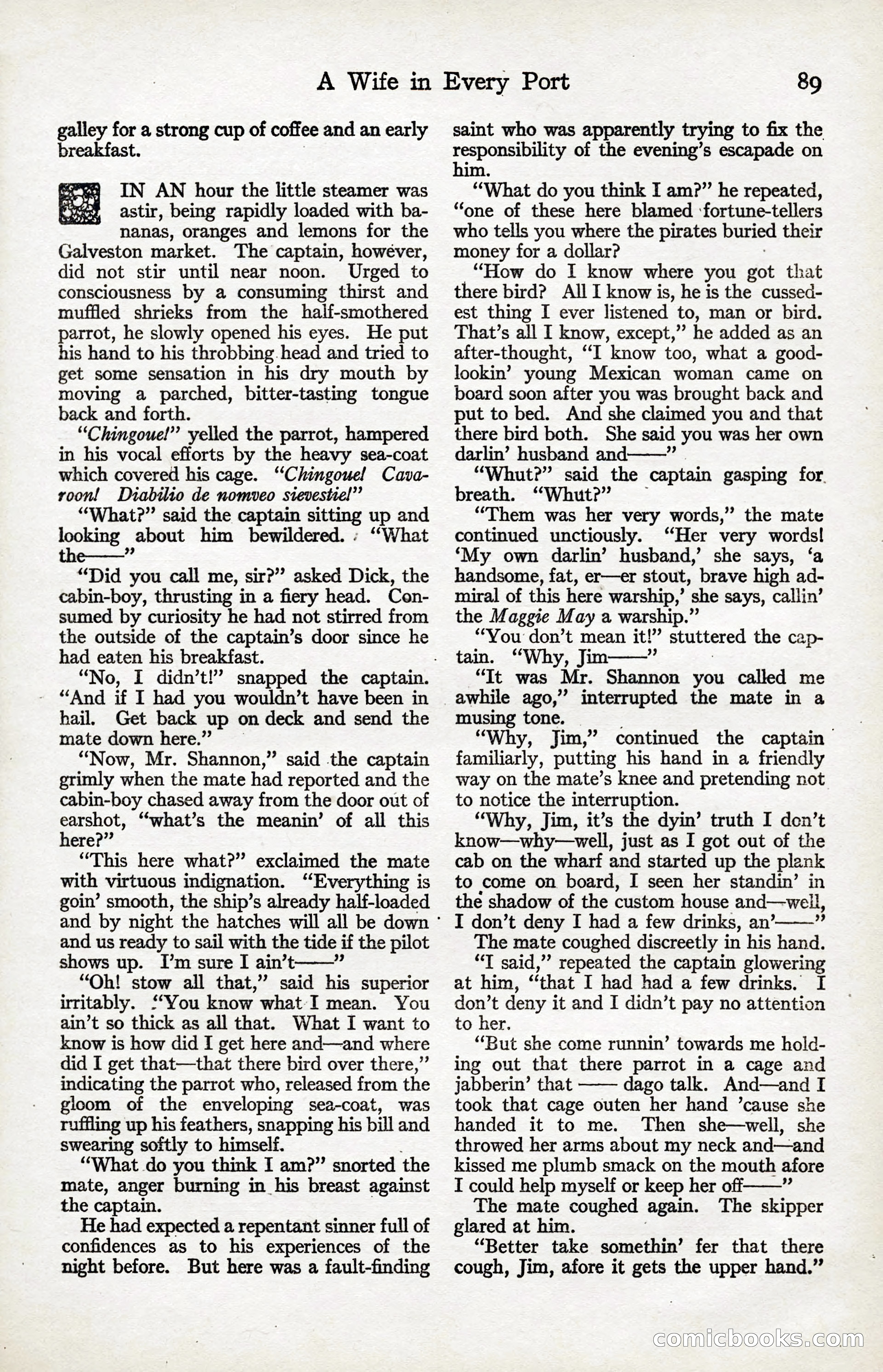 Adventure Magazine, January 20, 1923 — page 91 of 194