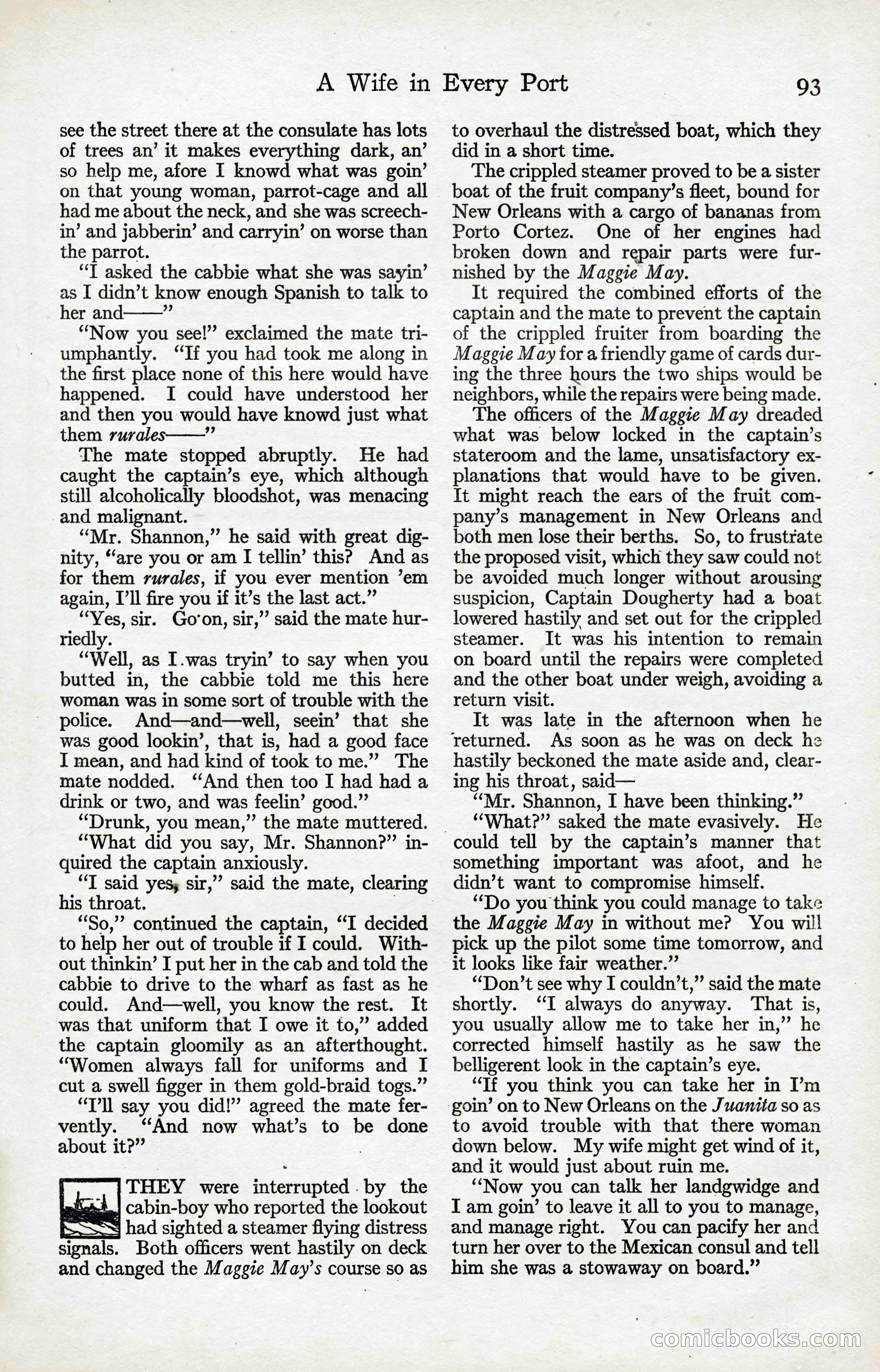 Adventure Magazine, January 20, 1923 — page 95 of 194