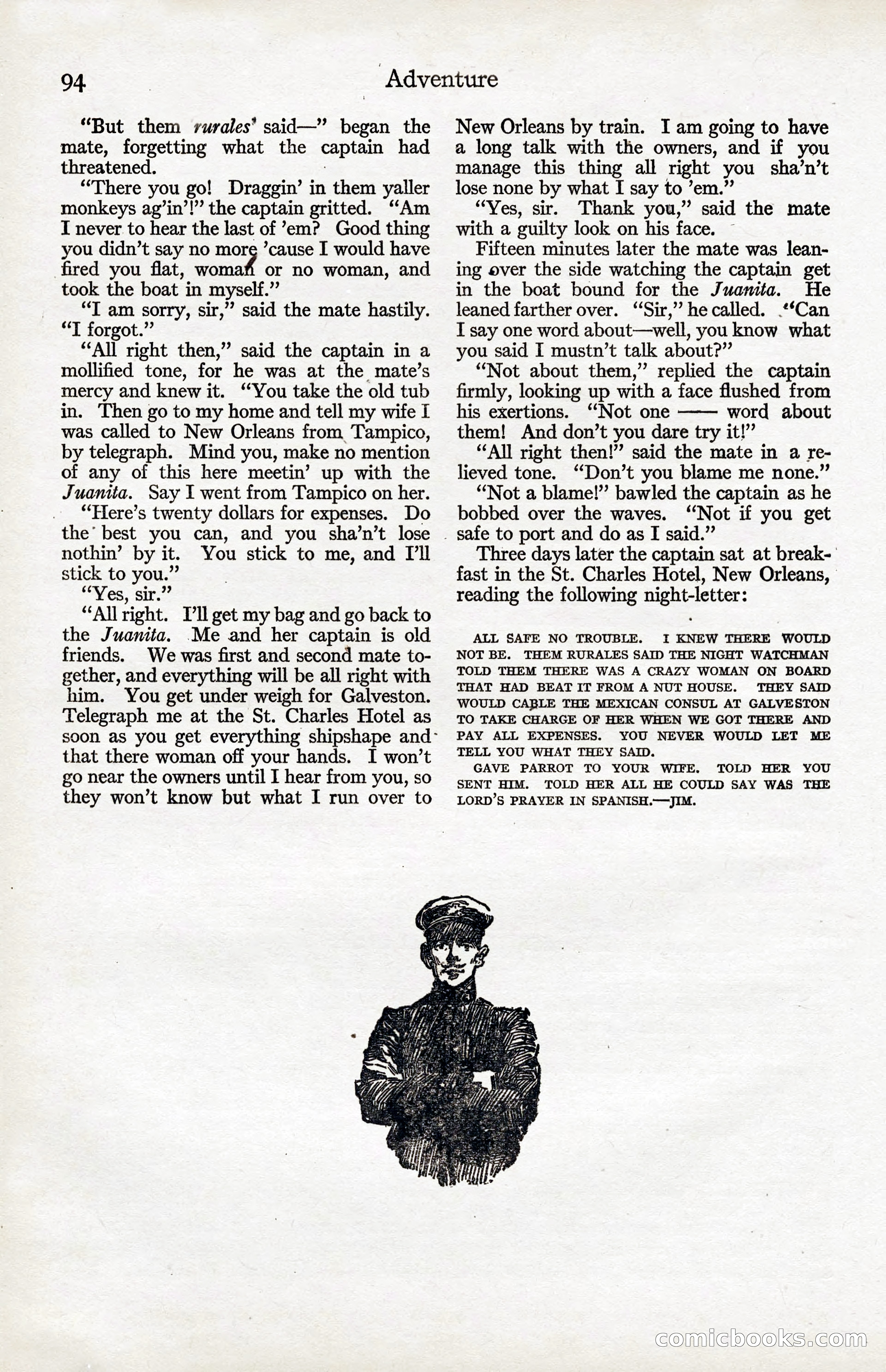 Adventure Magazine, January 20, 1923 — page 96 of 194