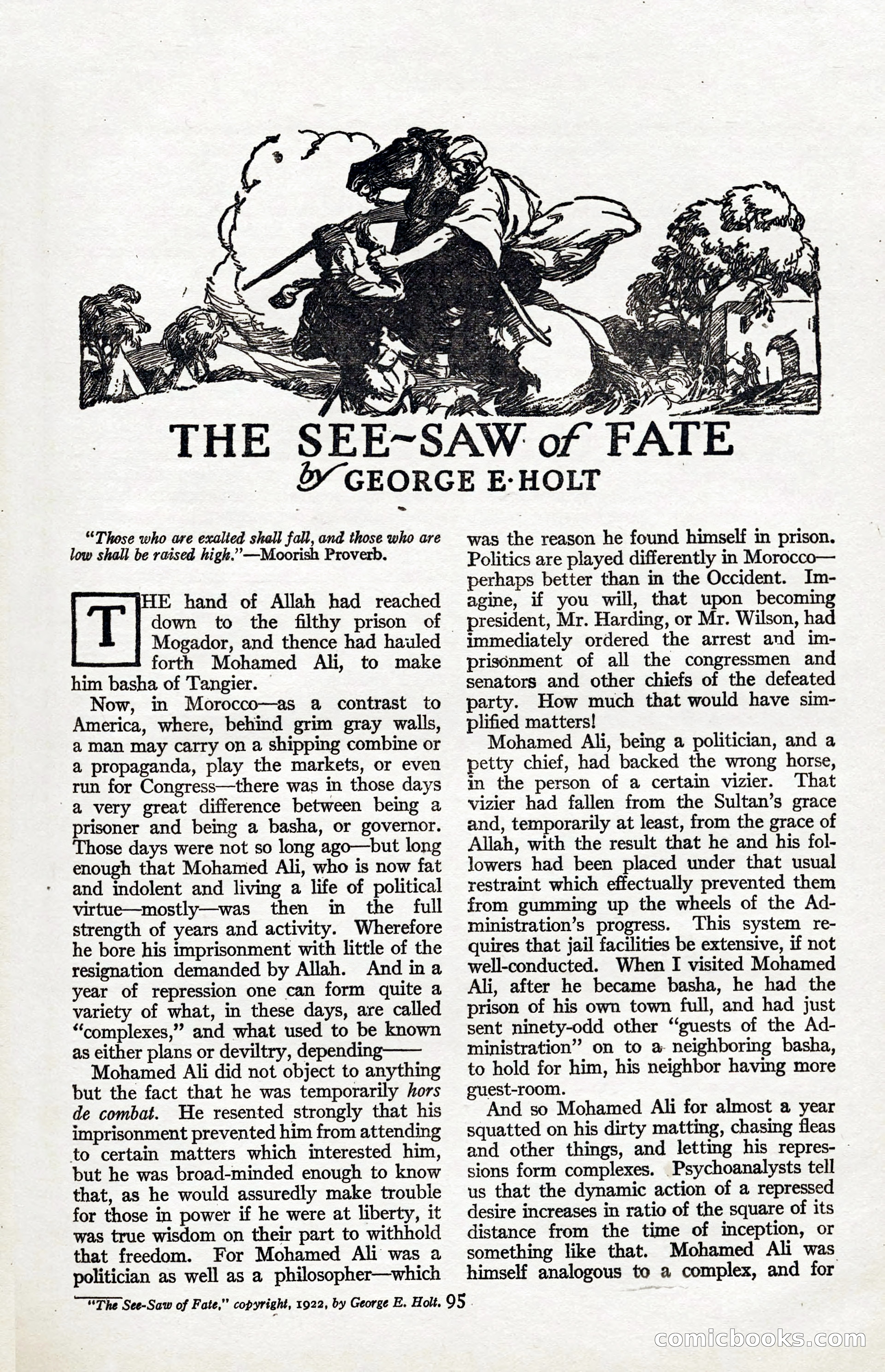 Adventure Magazine, January 20, 1923 — page 97 of 194