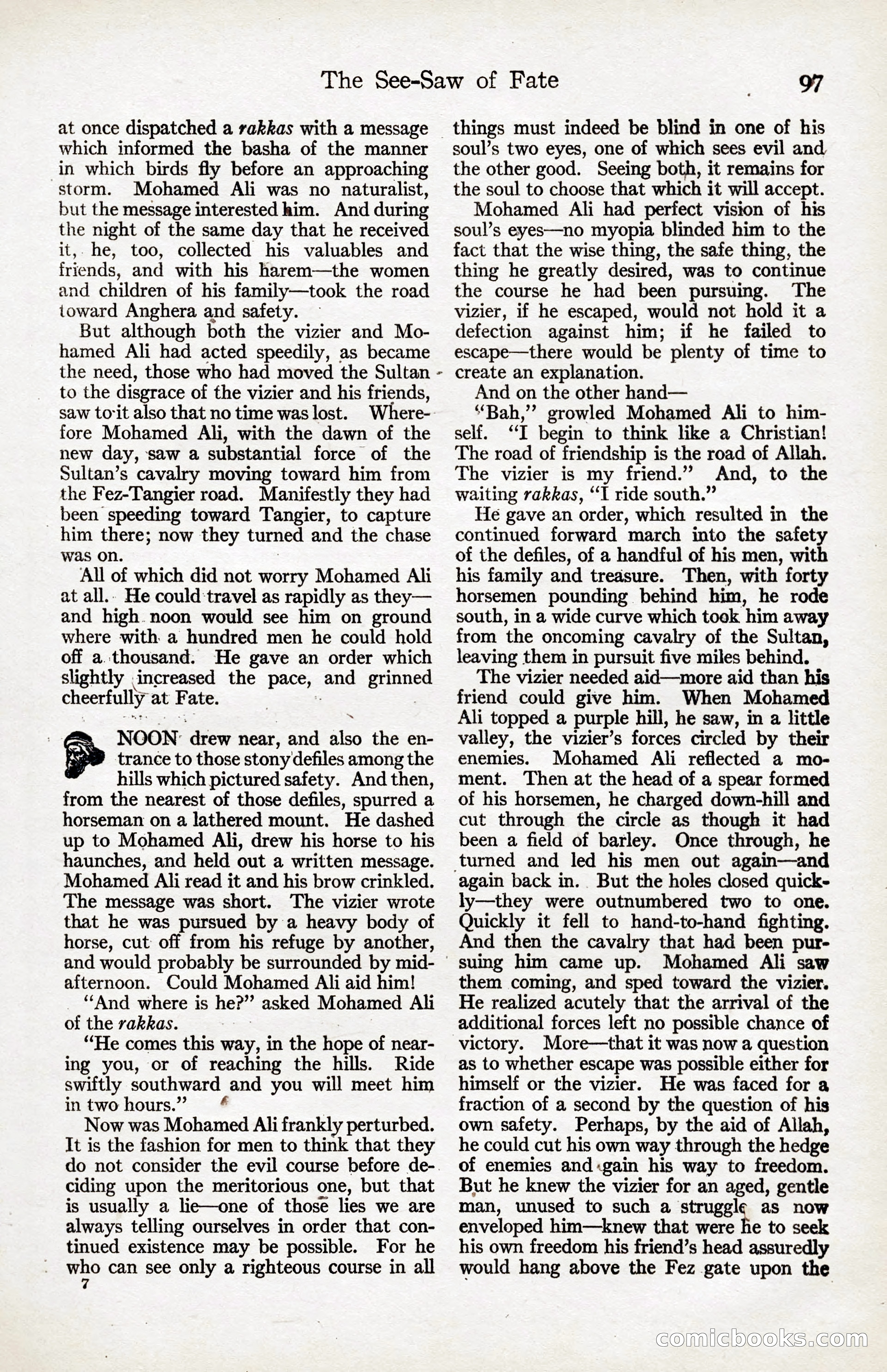 Adventure Magazine, January 20, 1923 — page 99 of 194