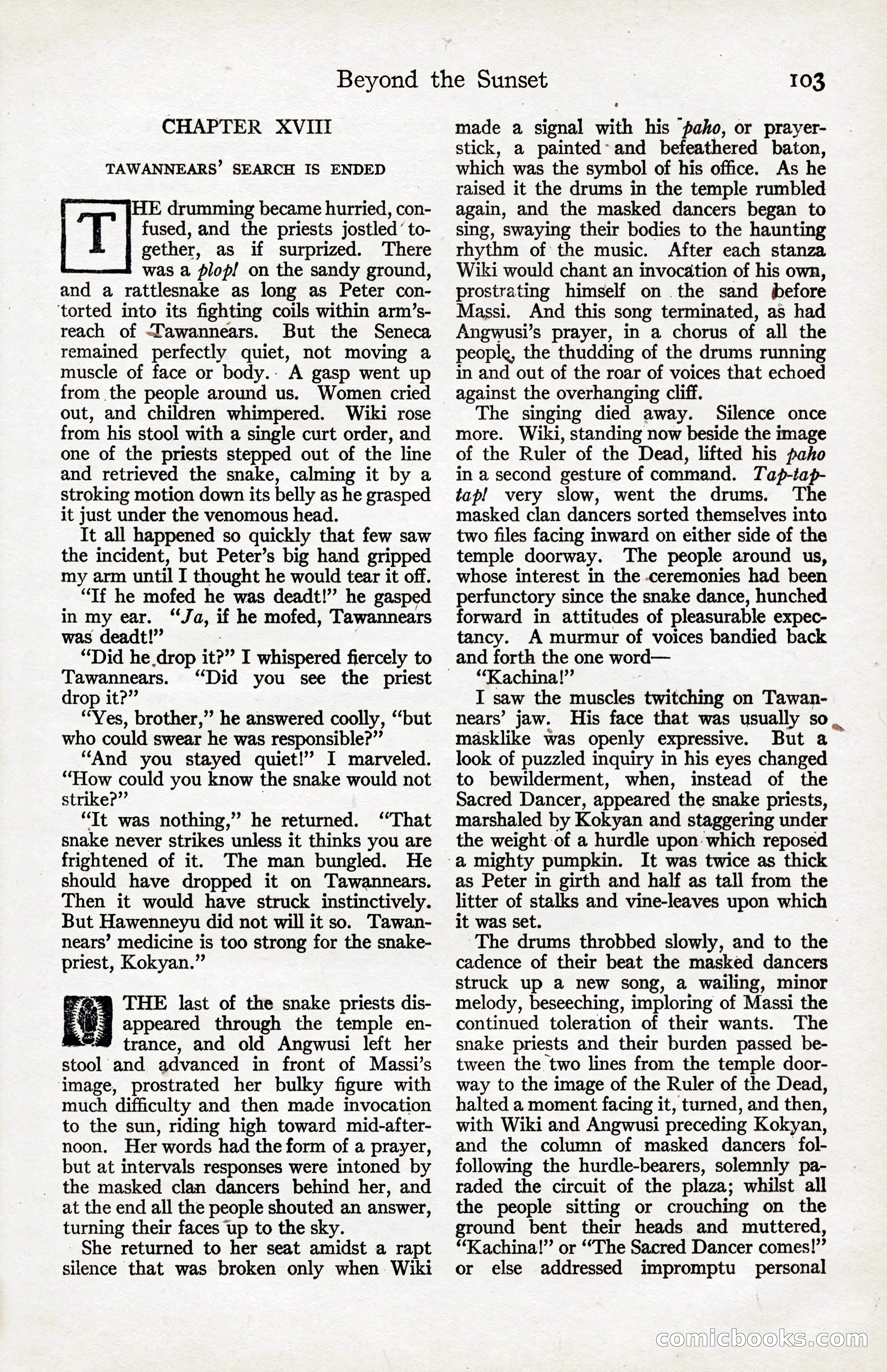 Adventure Magazine, January 20, 1923 — page 105 of 194