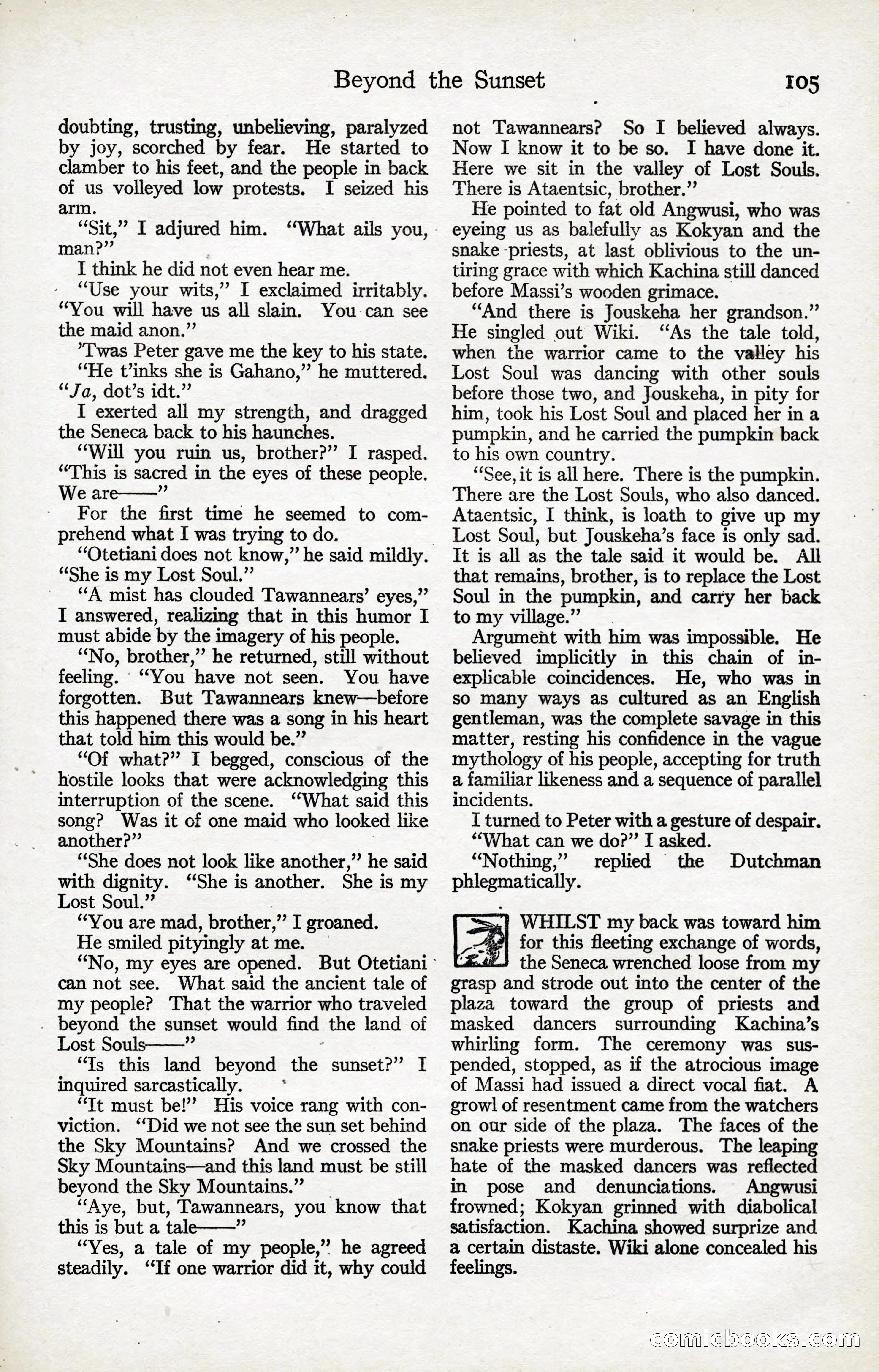 Adventure Magazine, January 20, 1923 — page 107 of 194
