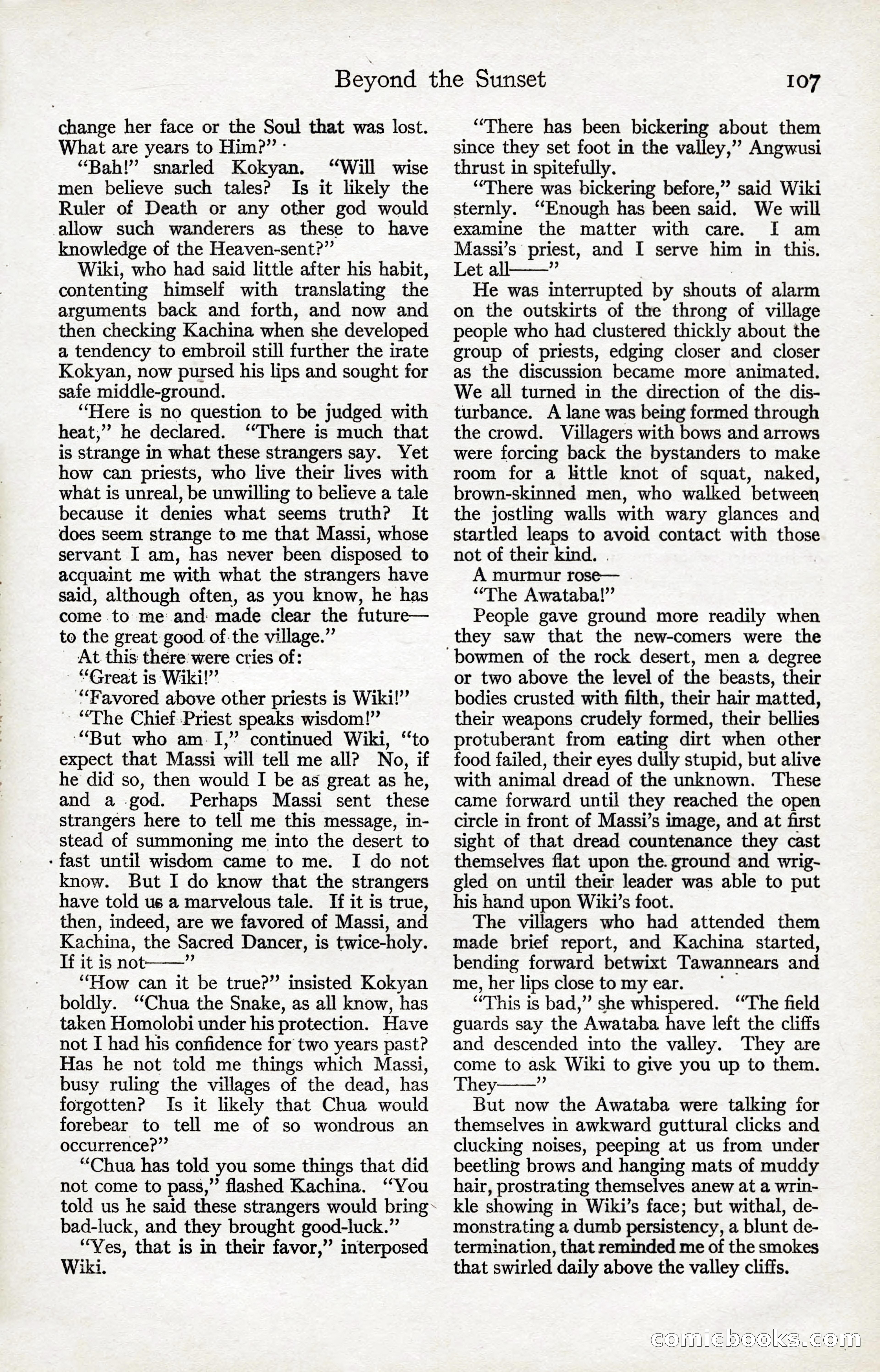 Adventure Magazine, January 20, 1923 — page 109 of 194