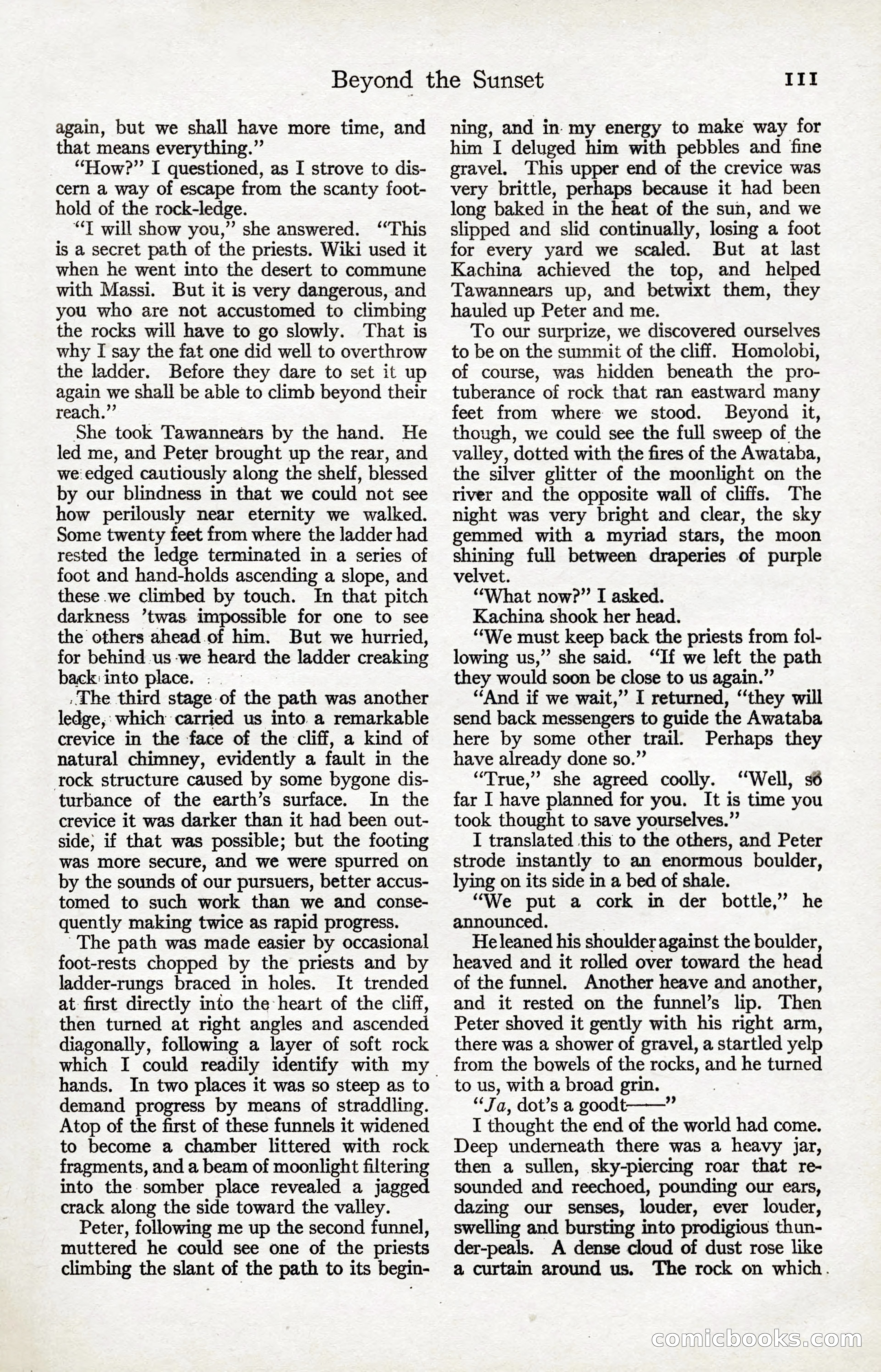 Adventure Magazine, January 20, 1923 — page 113 of 194