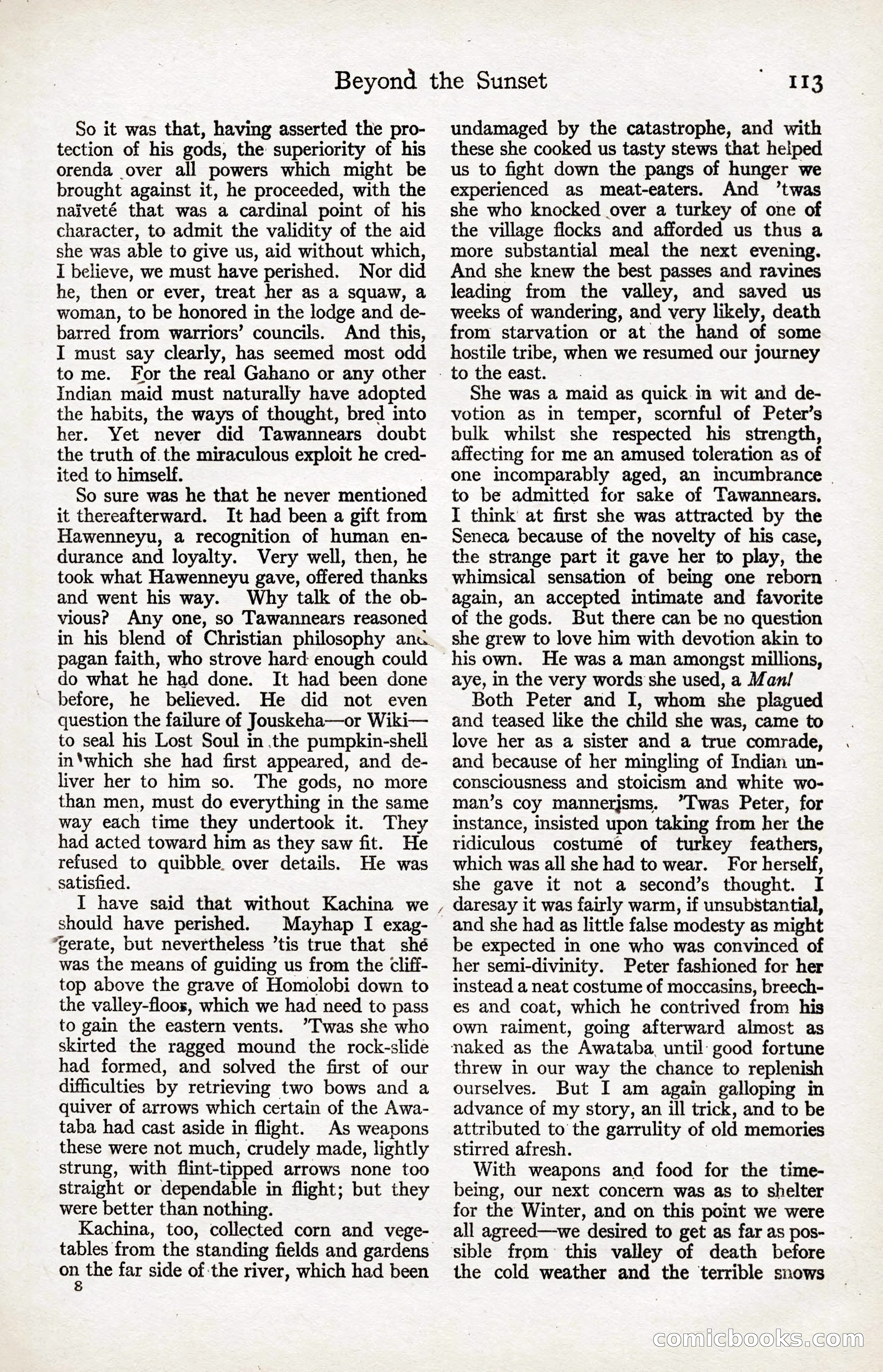 Adventure Magazine, January 20, 1923 — page 115 of 194