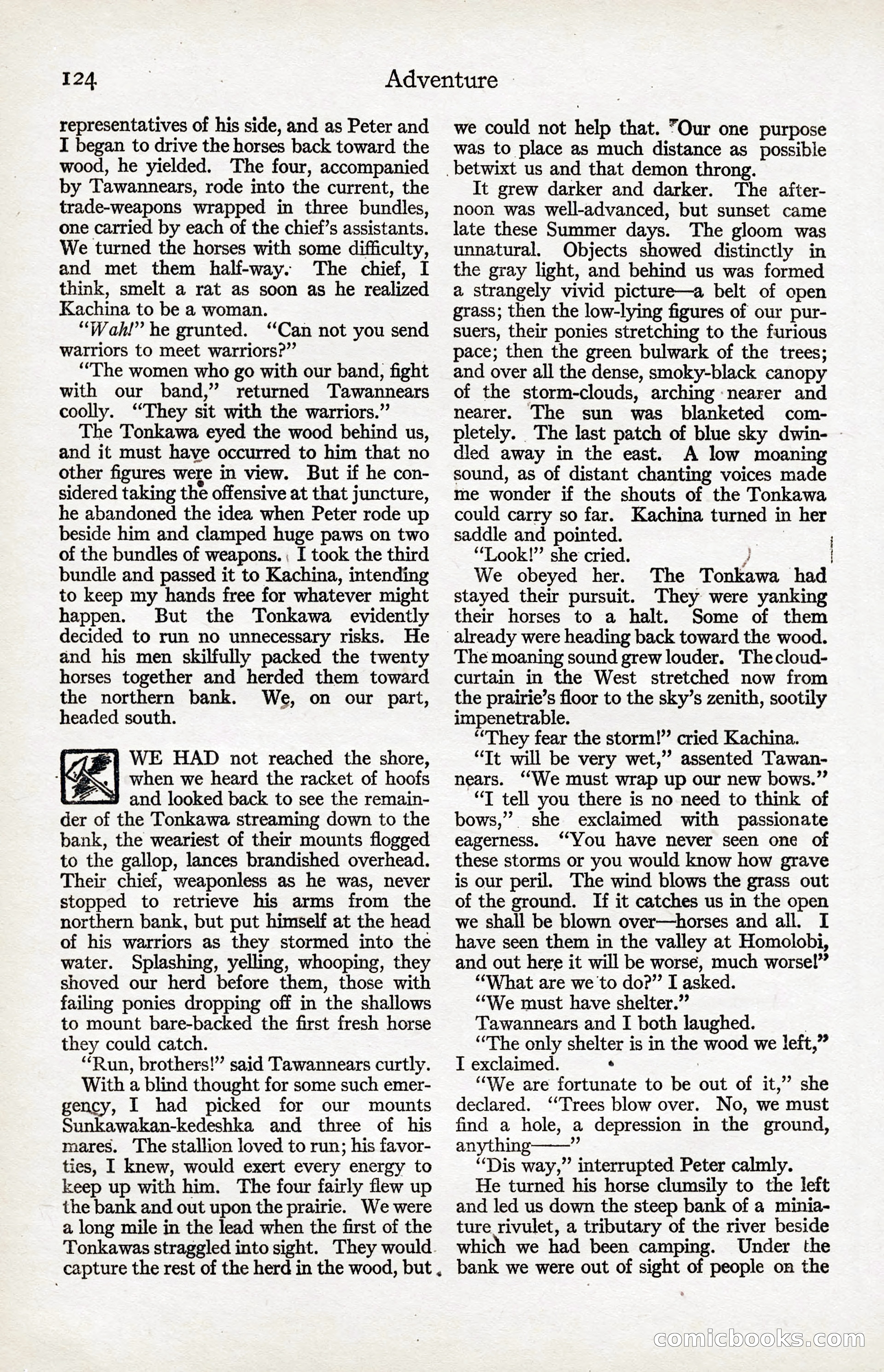 Adventure Magazine, January 20, 1923 — page 126 of 194