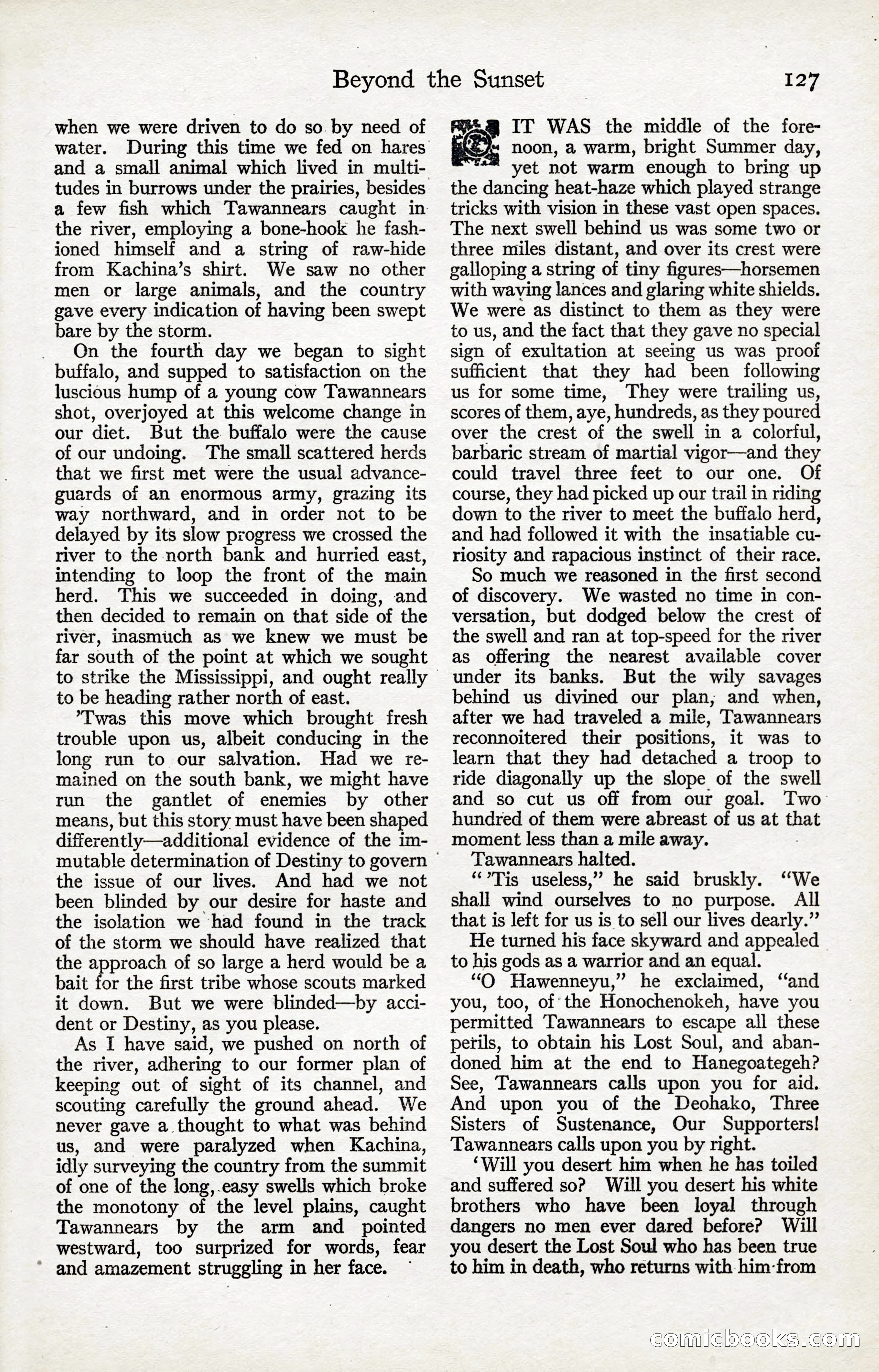 Adventure Magazine, January 20, 1923 — page 129 of 194