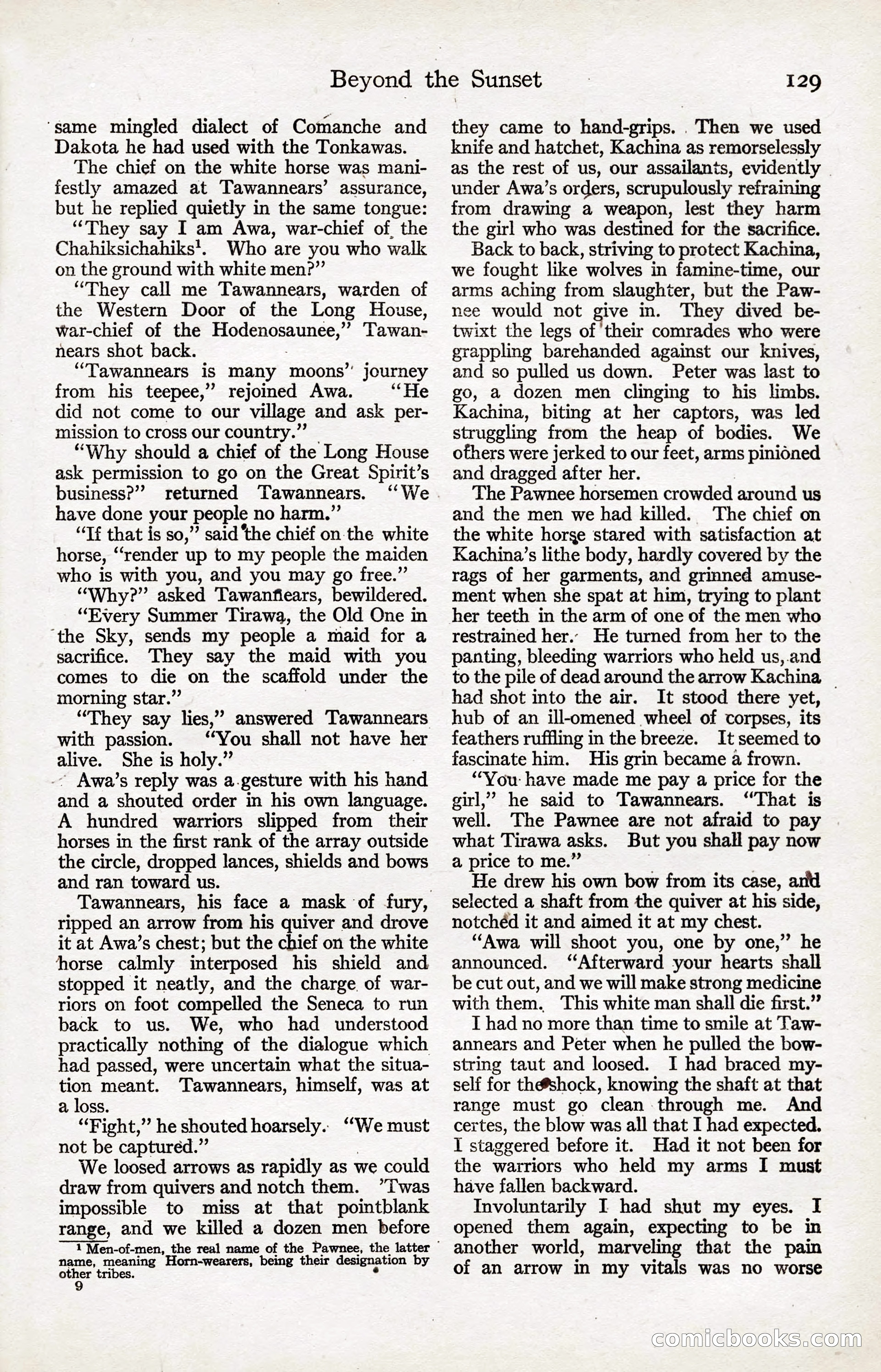 Adventure Magazine, January 20, 1923 — page 131 of 194