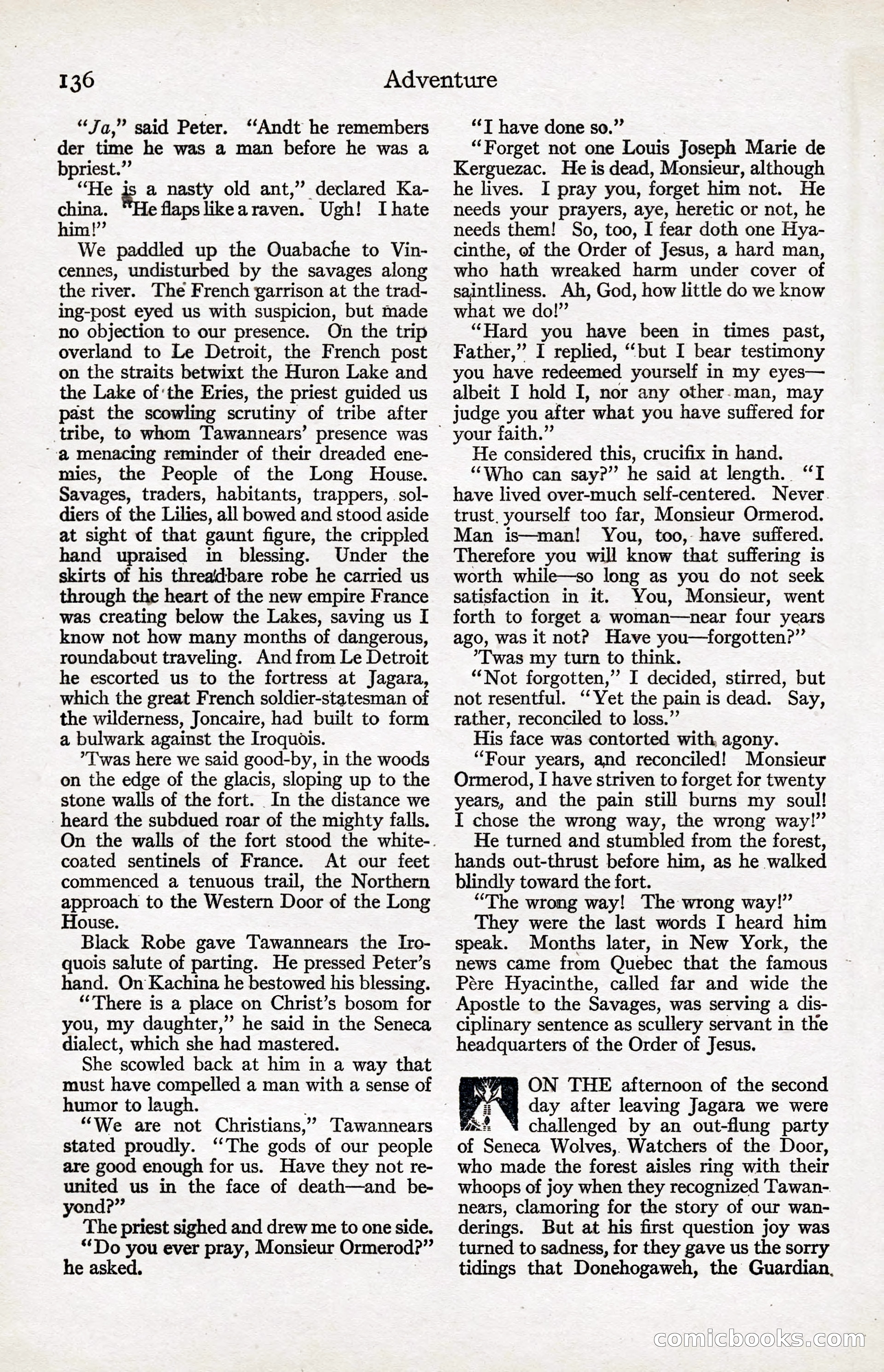 Adventure Magazine, January 20, 1923 — page 138 of 194