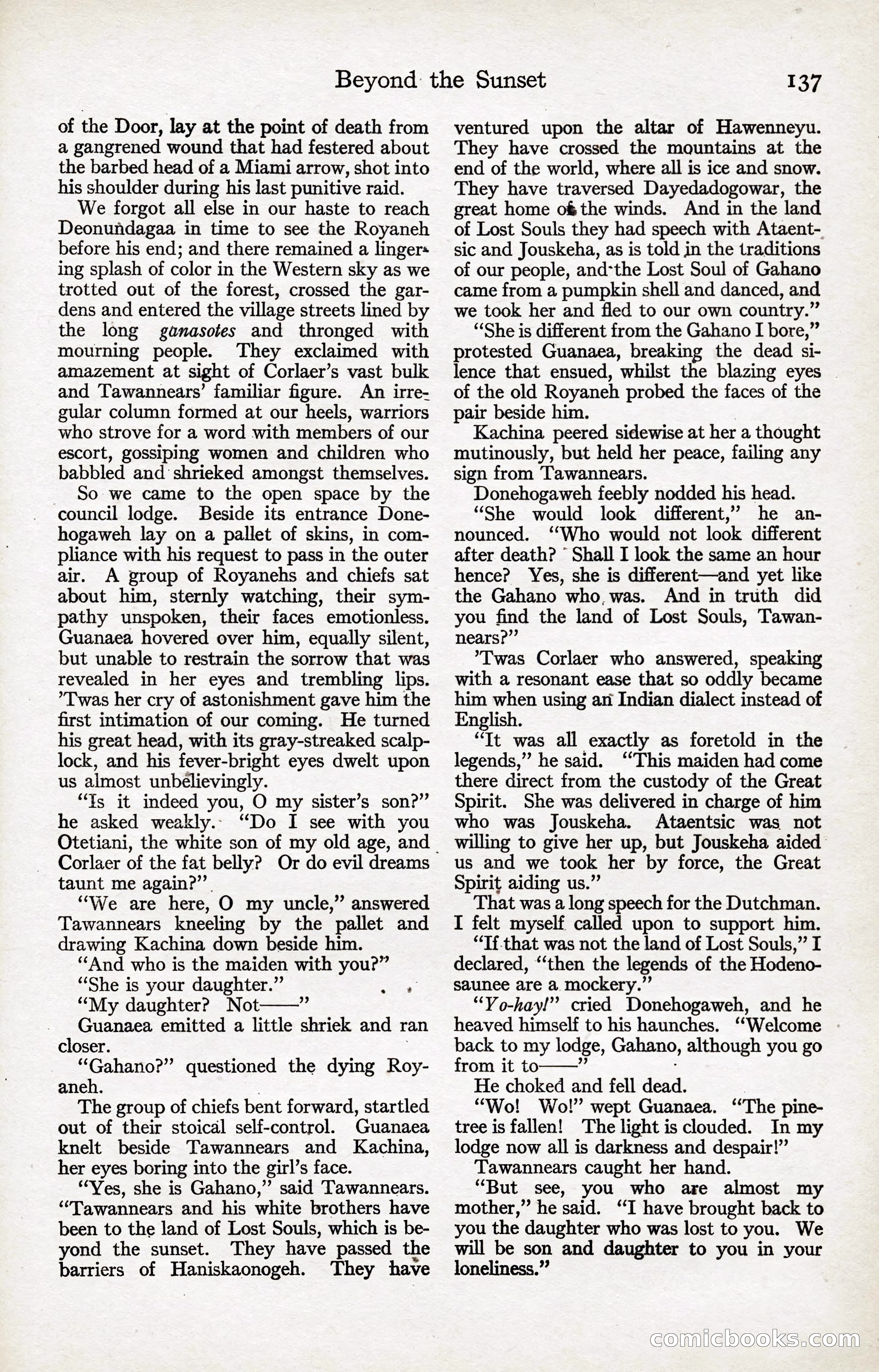 Adventure Magazine, January 20, 1923 — page 139 of 194