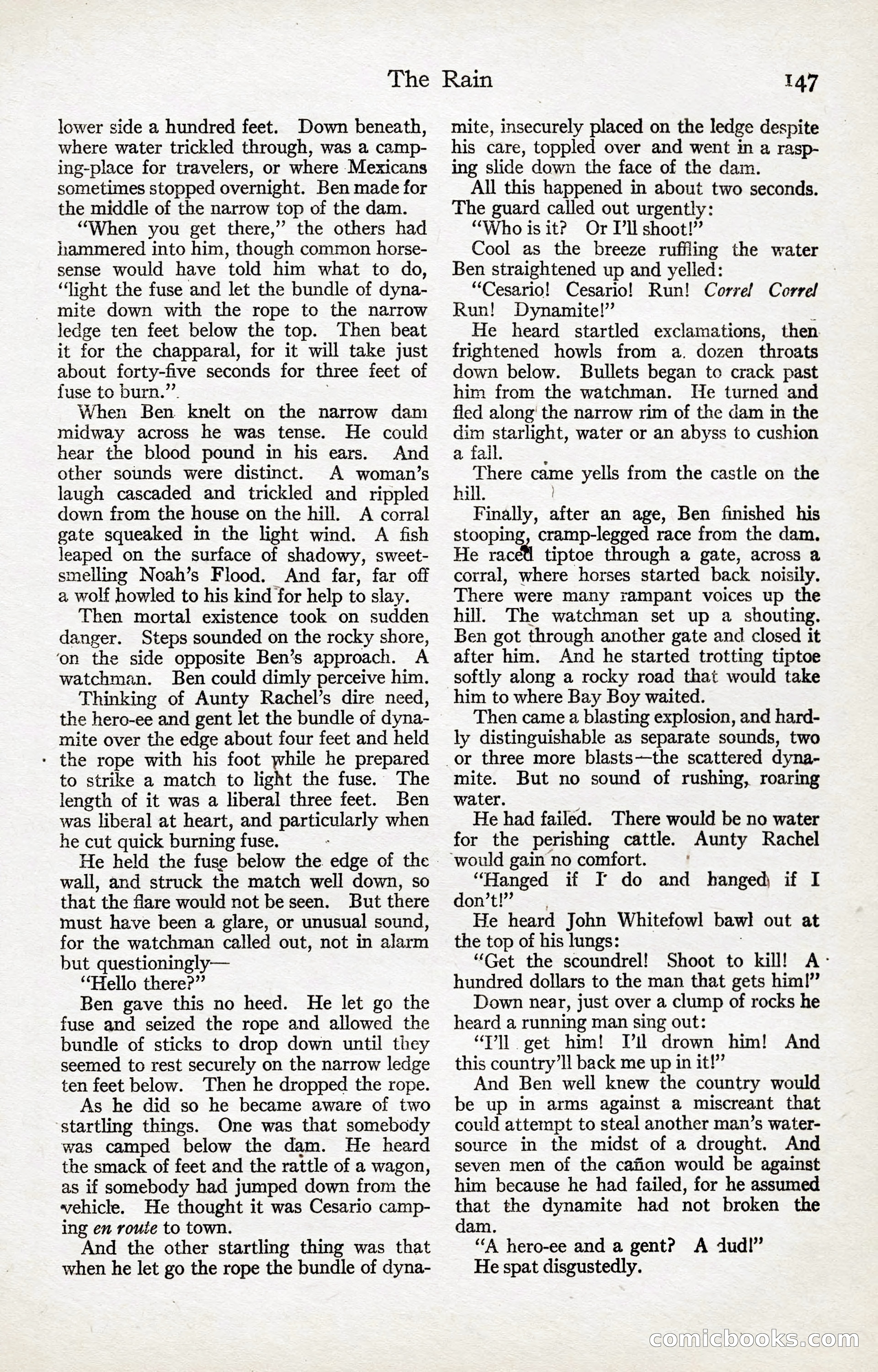Adventure Magazine, January 20, 1923 — page 149 of 194