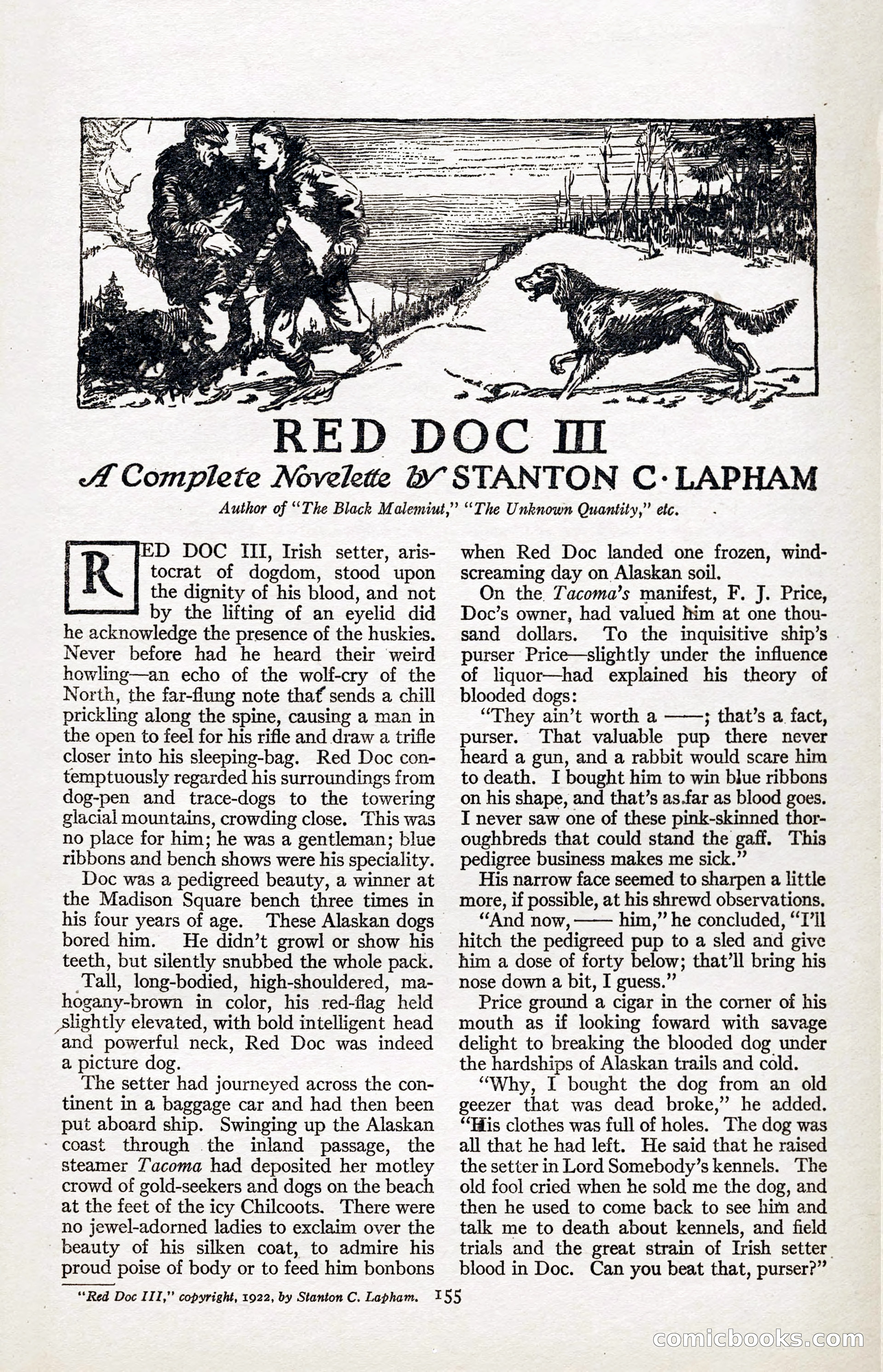 Adventure Magazine, January 20, 1923 — page 157 of 194