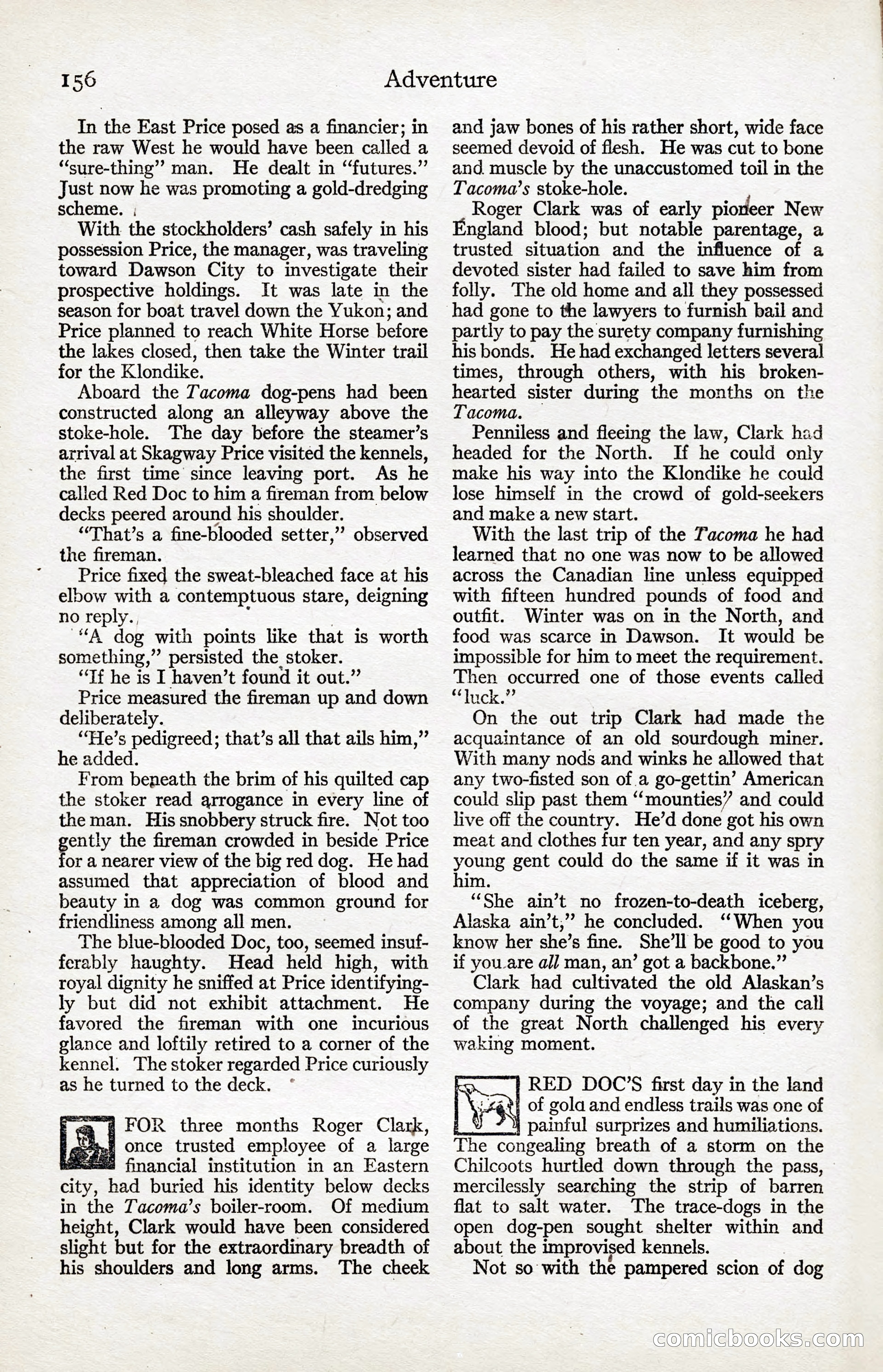 Adventure Magazine, January 20, 1923 — page 158 of 194