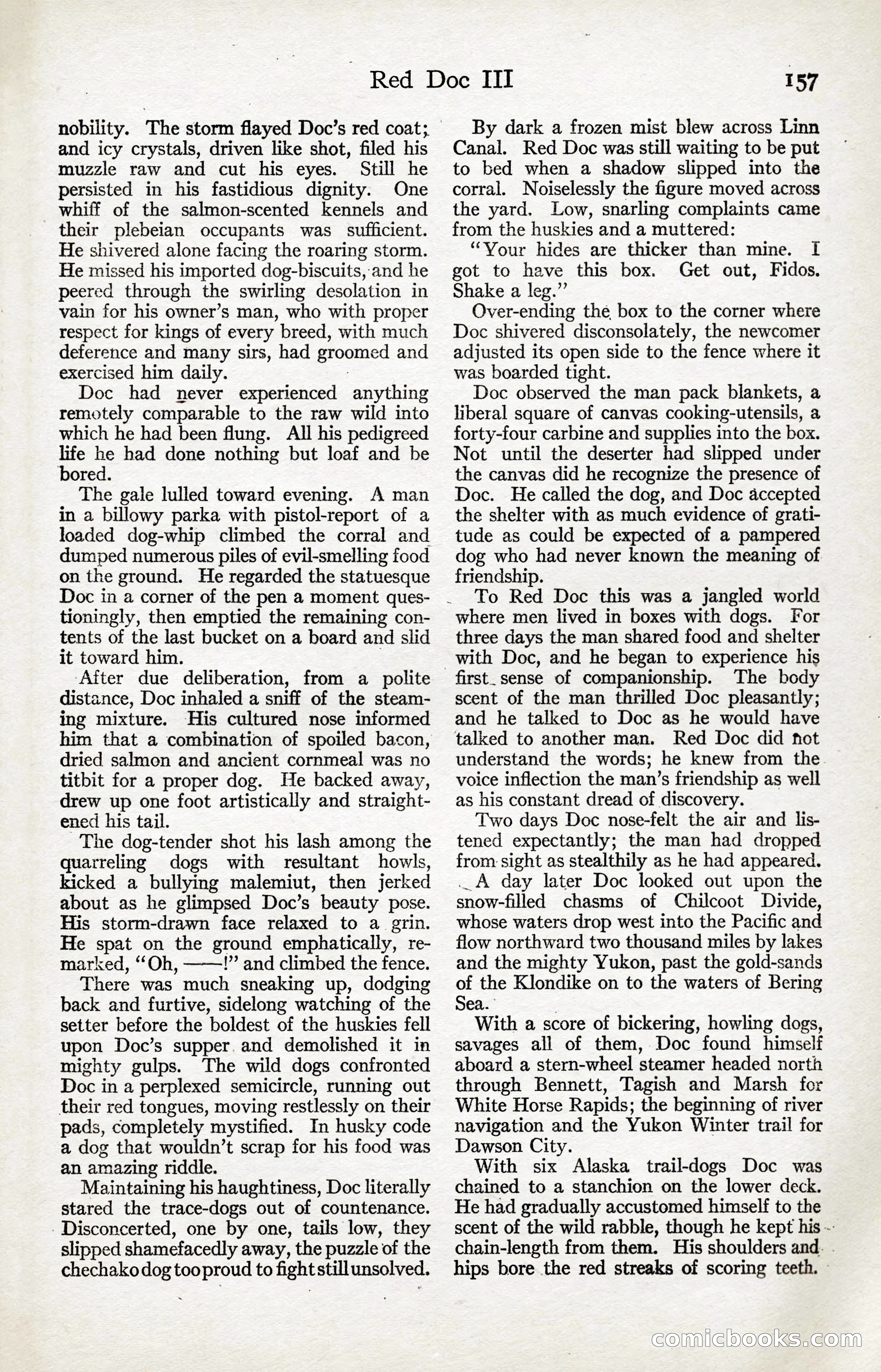 Adventure Magazine, January 20, 1923 — page 159 of 194
