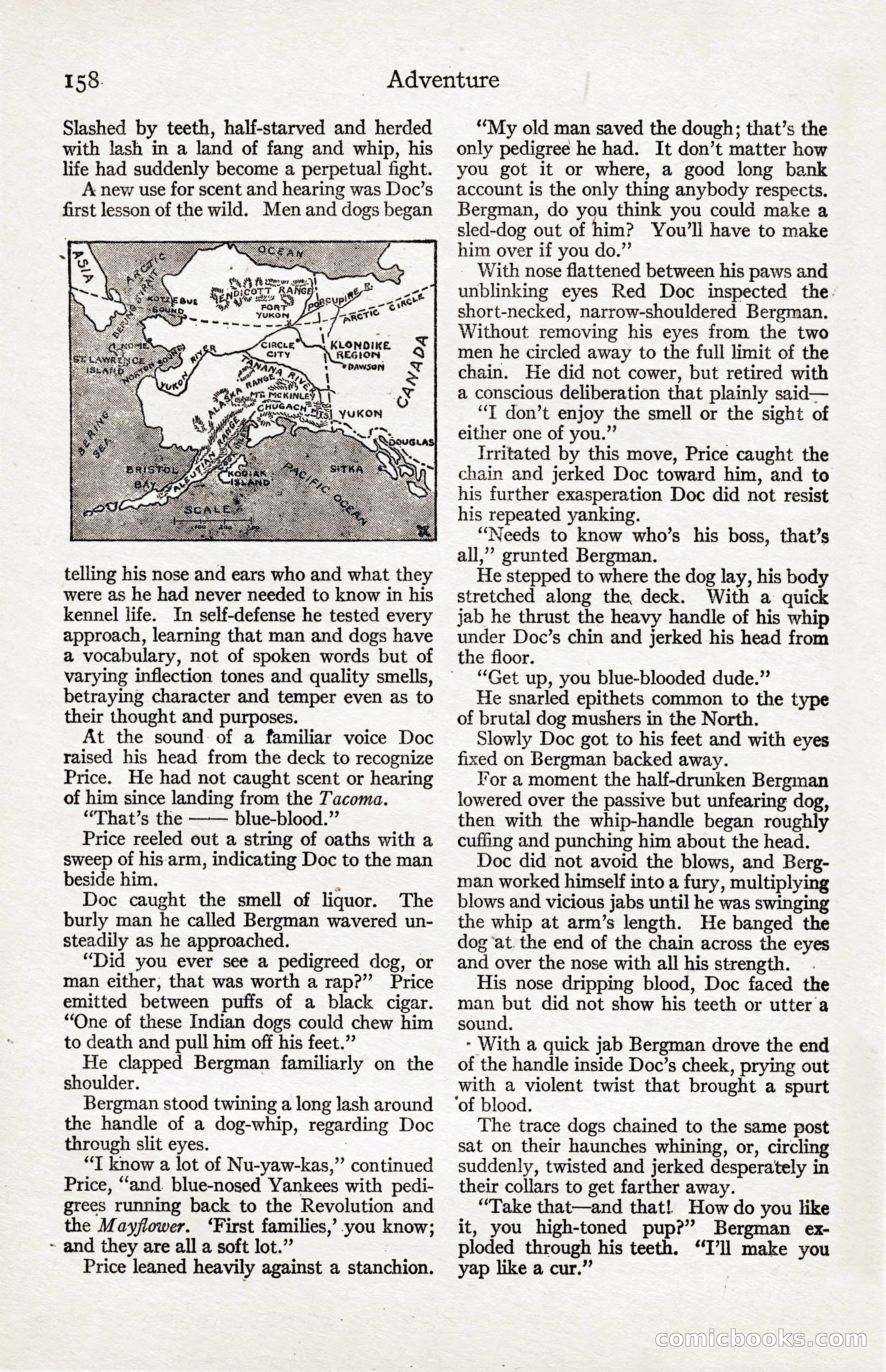 Adventure Magazine, January 20, 1923 — page 160 of 194