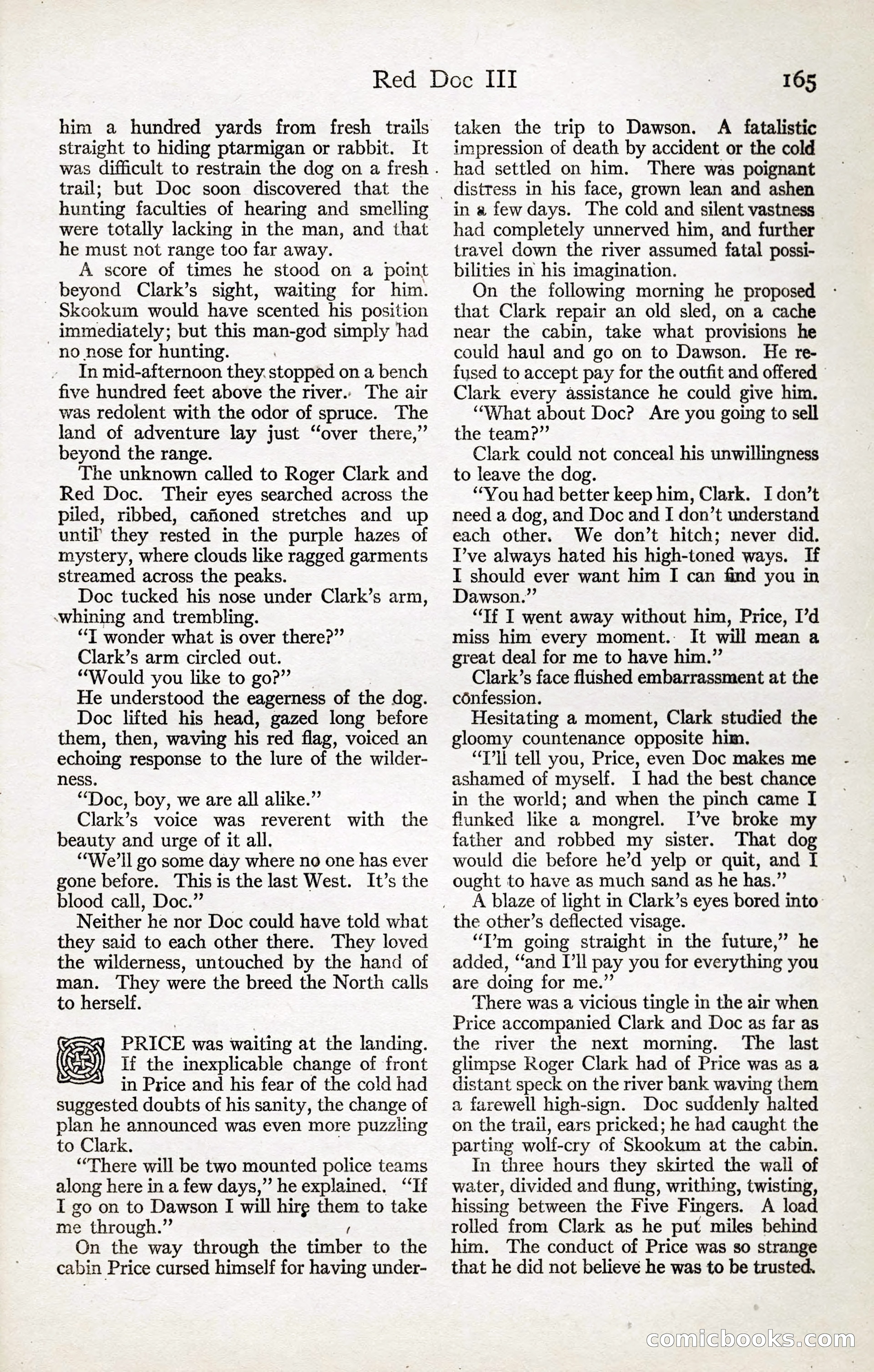 Adventure Magazine, January 20, 1923 — page 167 of 194